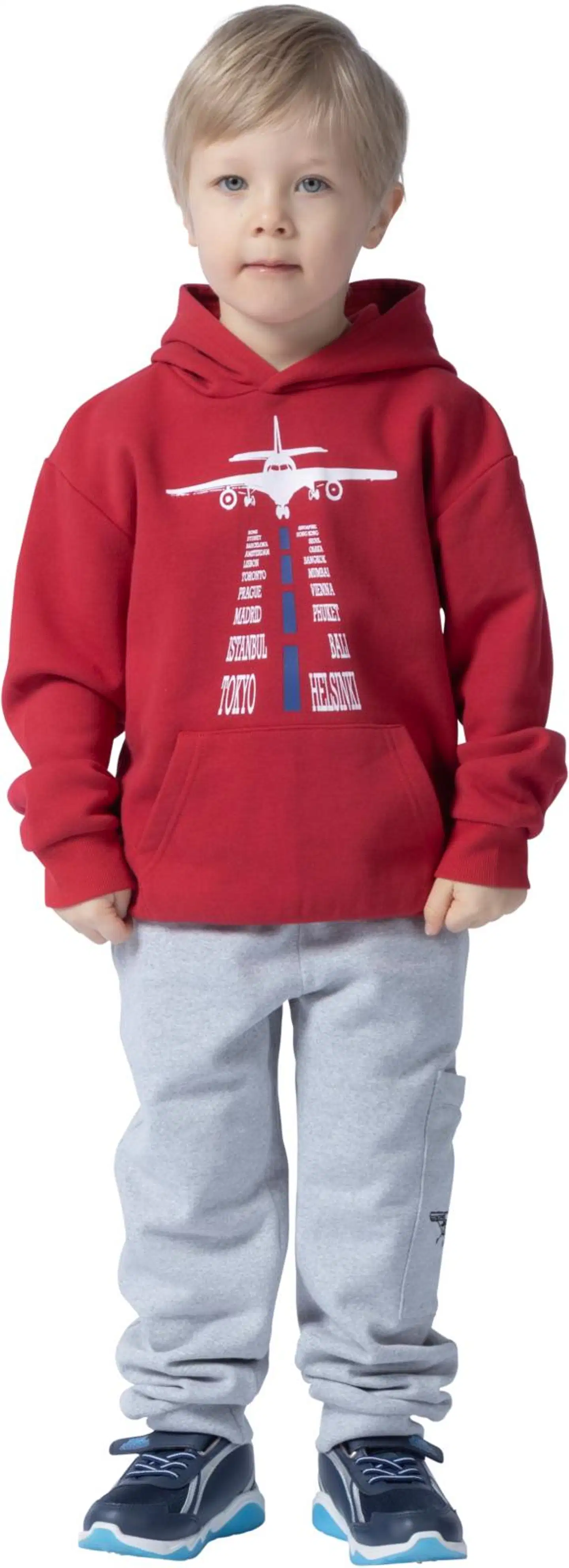 Ciraf lasten huppari plane 25pc261115 - 18-1657TCX SALSA - 4