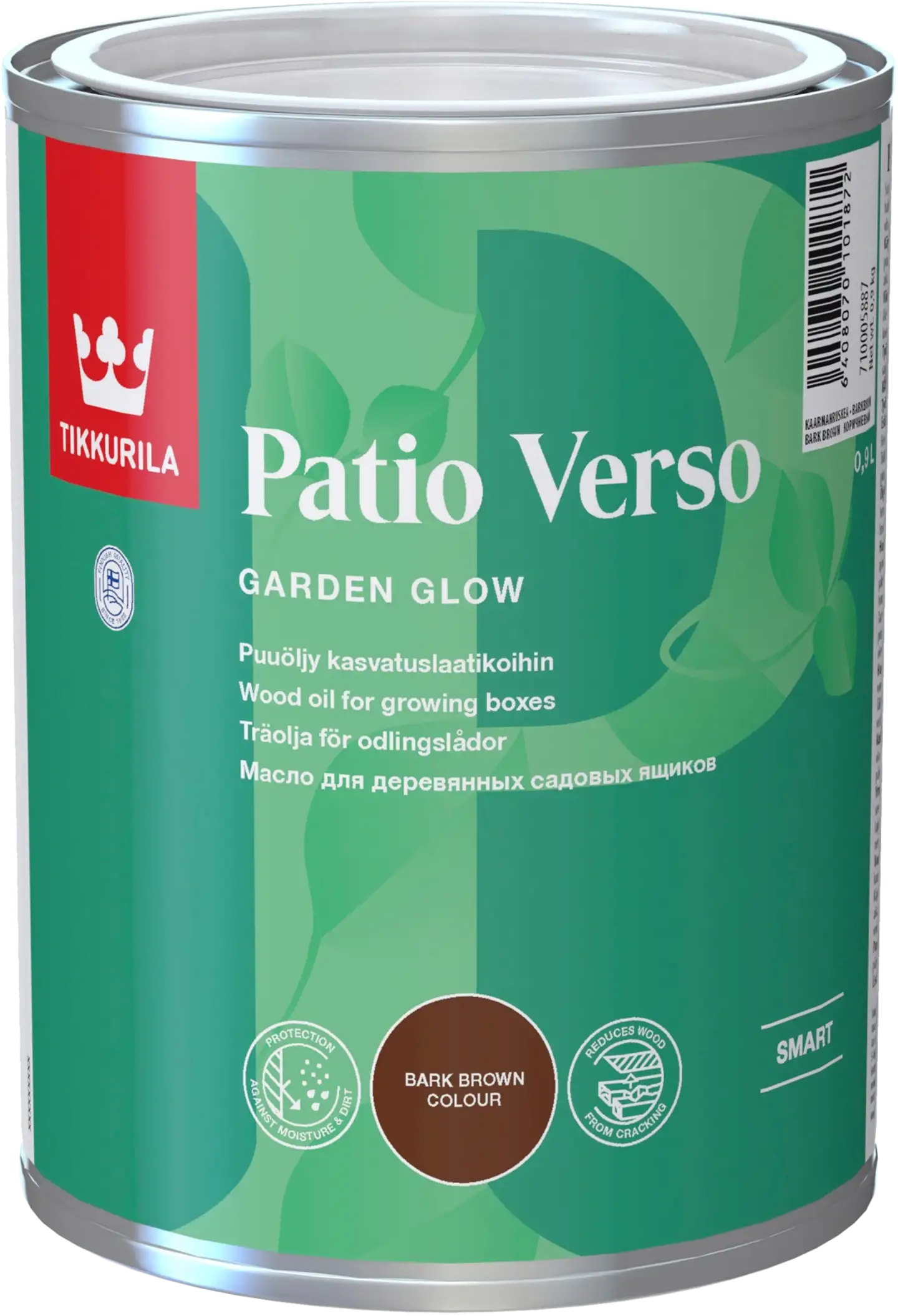 Tikkurila puuöljy Patio Verso 0,9 l kaarnanruskea