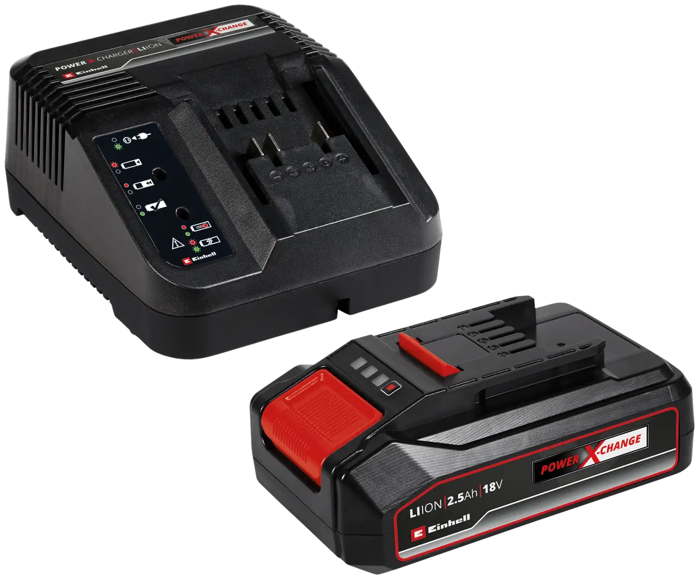 Einhell PXC Starttipakkaus 18 V / 2,5 Ah akku + laturi