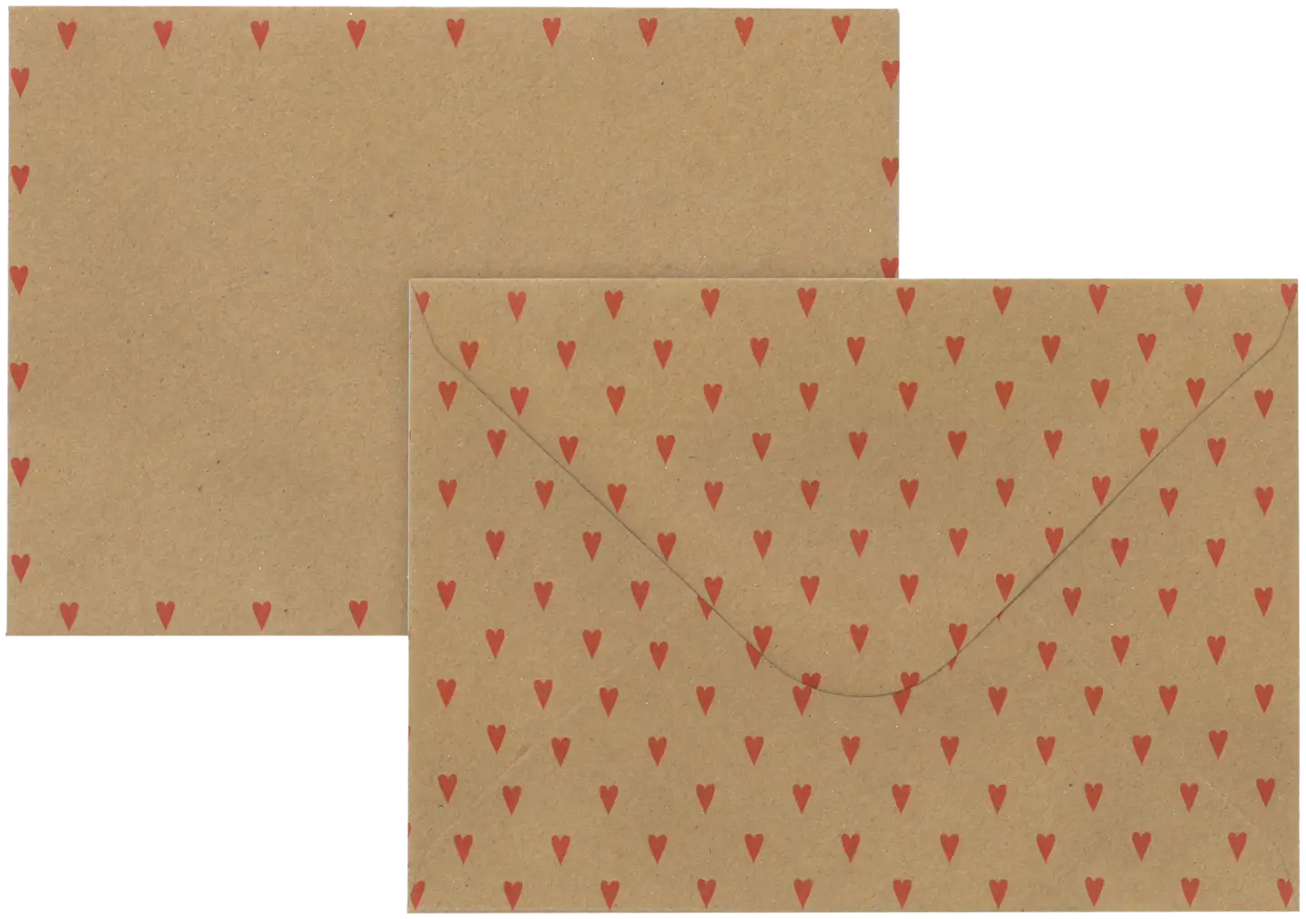 J.K. Primeco Kirjekuori C6 Sydän uusioruskea 10kpl