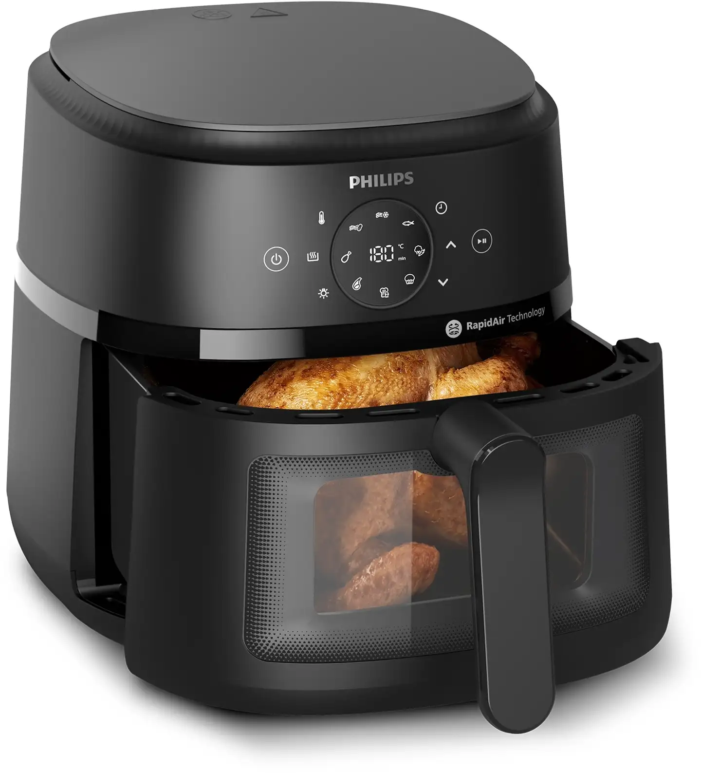 Philips Airfryer 2000 Series 6.2L ikkunalla - 2