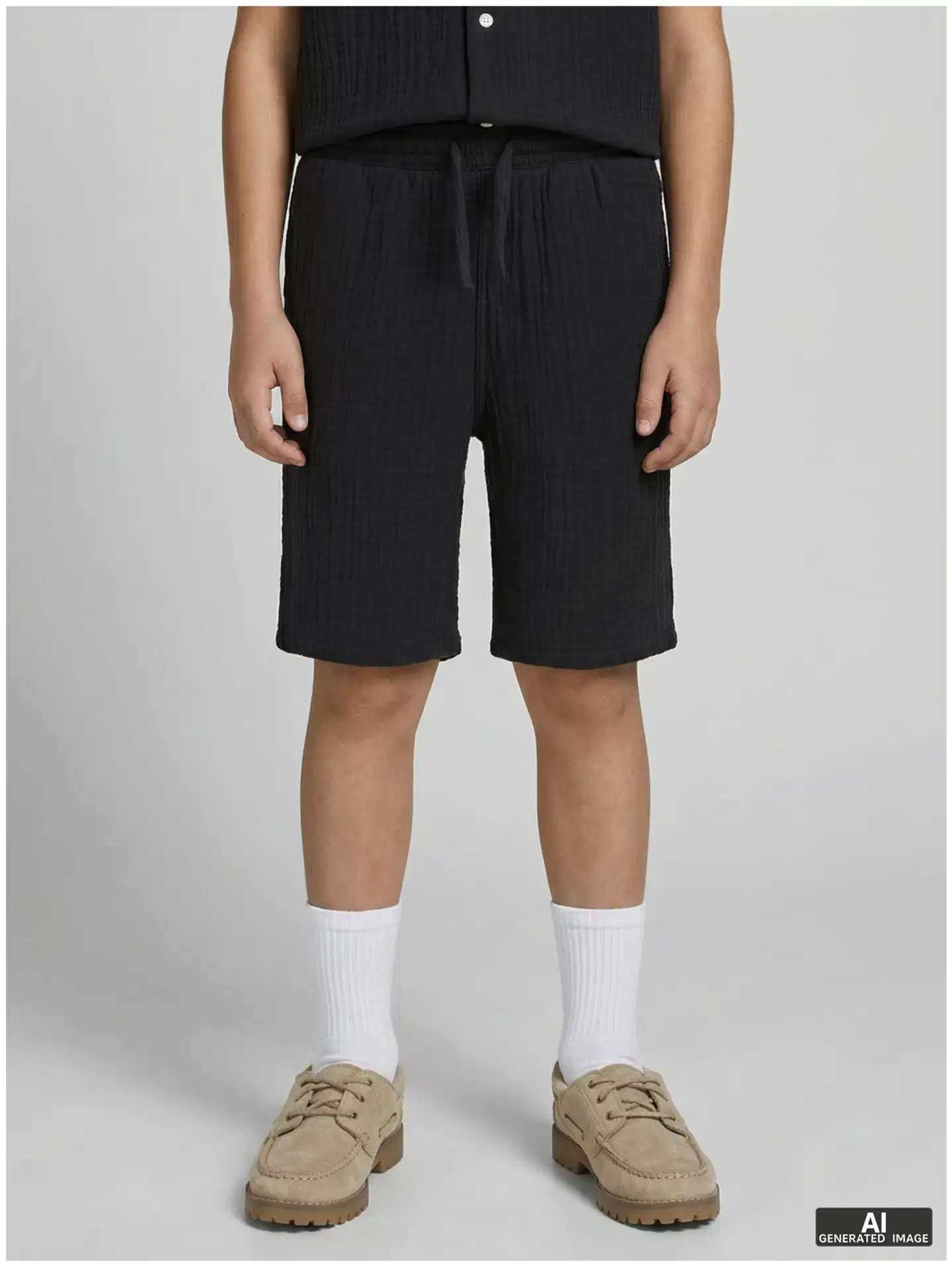 JJ Rebel lasten shortsit - BLACK - 5