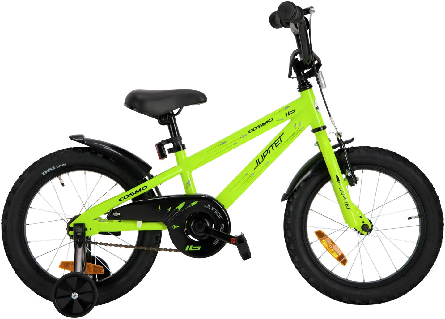 Jupiter Cosmo 16'' polkupyörä 1-vaihde runko 21 cm vihreä - 1