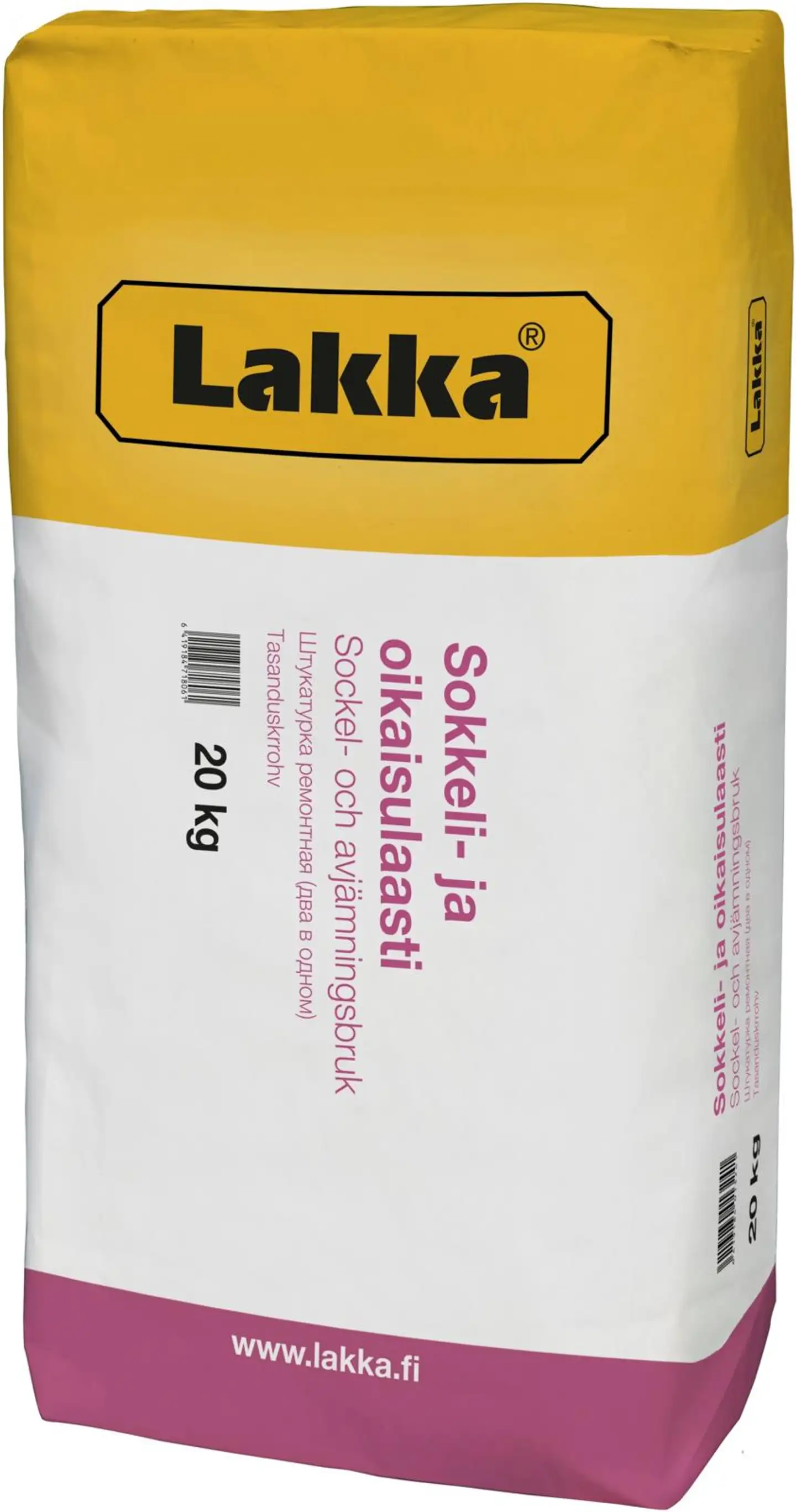 Lakka sokkeli- ja oikaisulaasti 20 kg