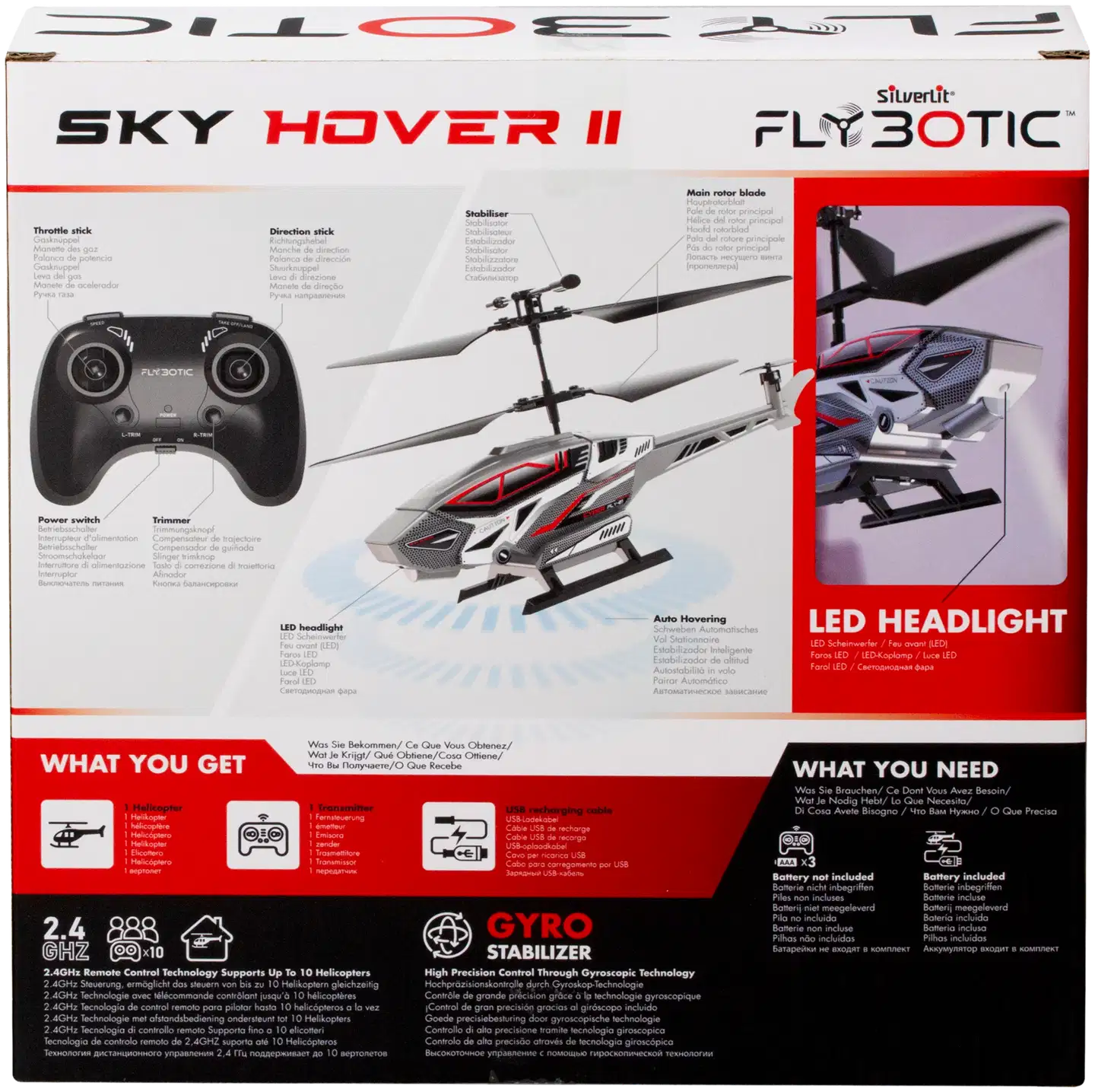 Silverlit radio-ohjattava helikopteri Sky Hover II - 10