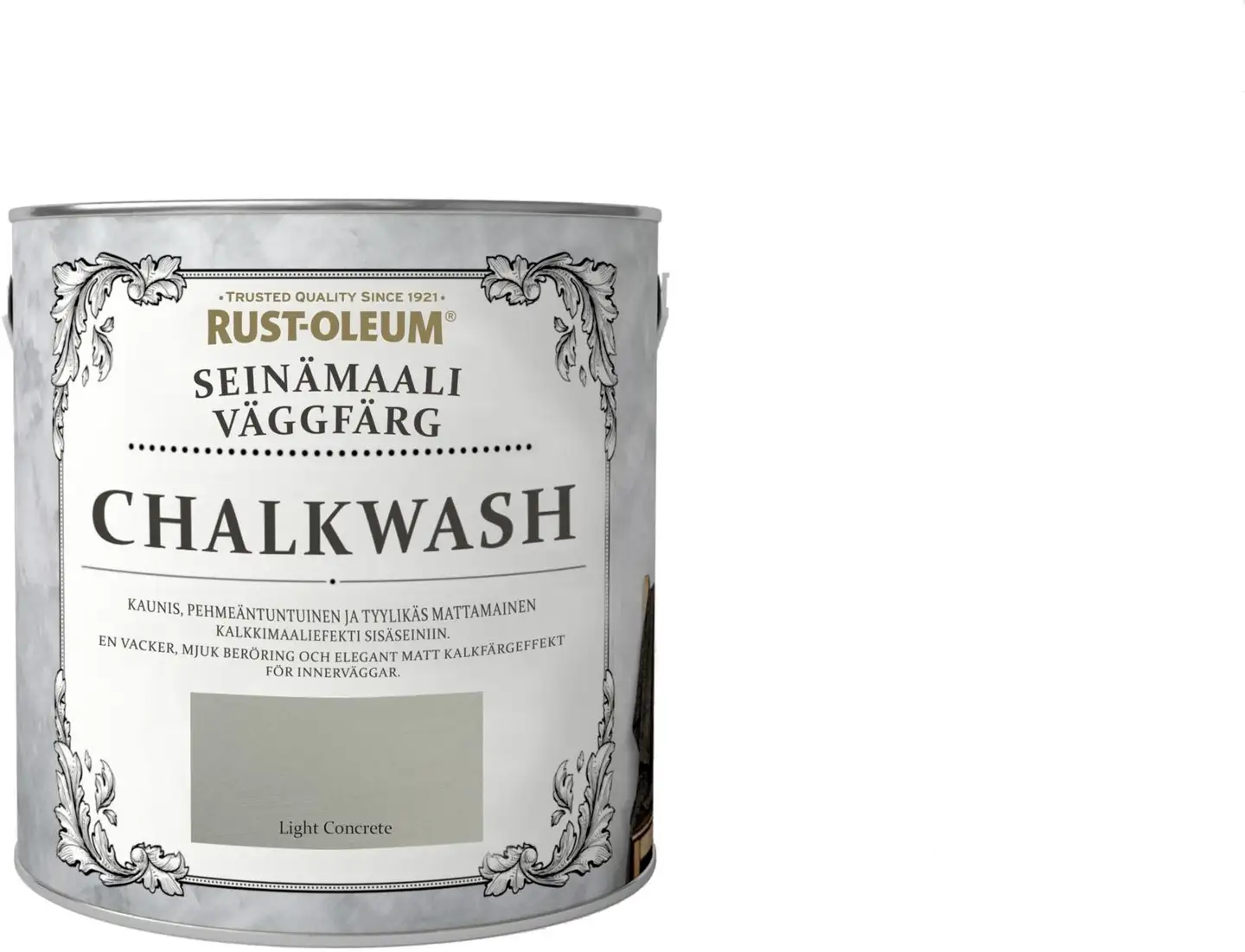 Rust-Oleum Chalkwash 2,5L Light Concrete Seinämaali - 1