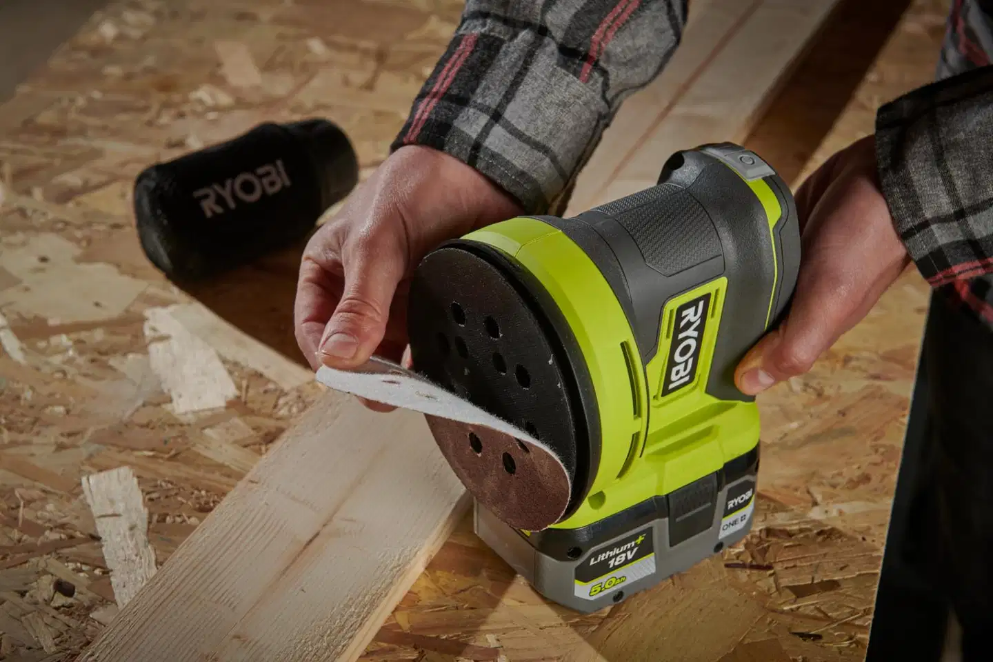 Ryobi 18V epäkeskohiomakone R18ROSN-0 - 3