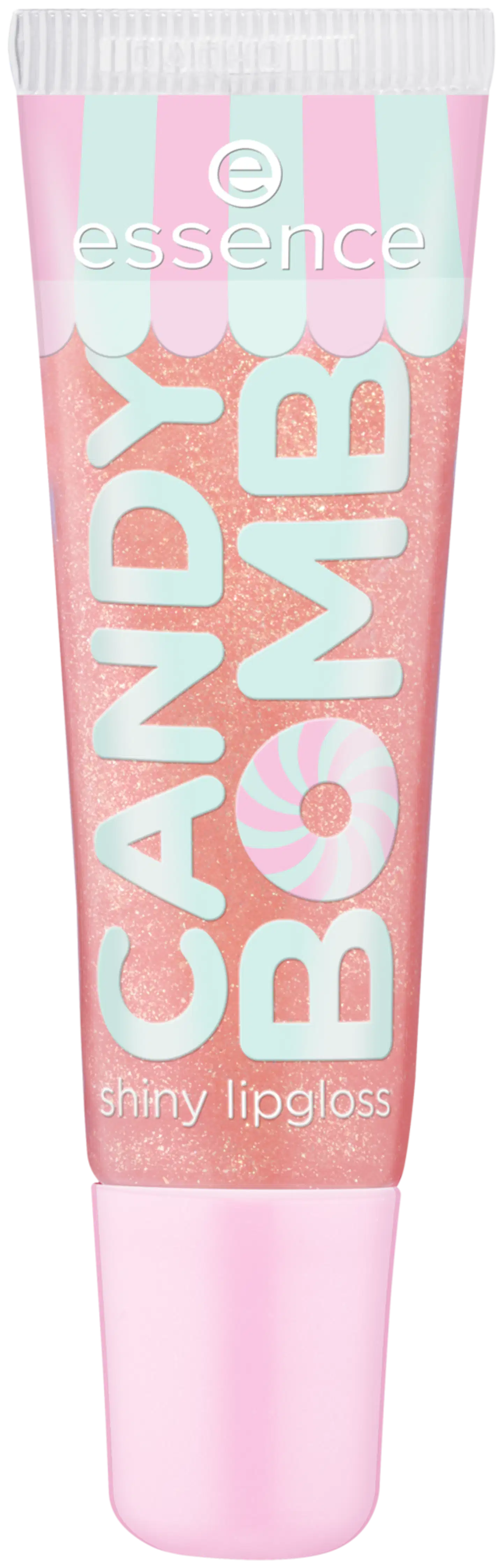 essence CANDY BOMB shiny lipgloss 01 Cotton Candy 10 ml - 1