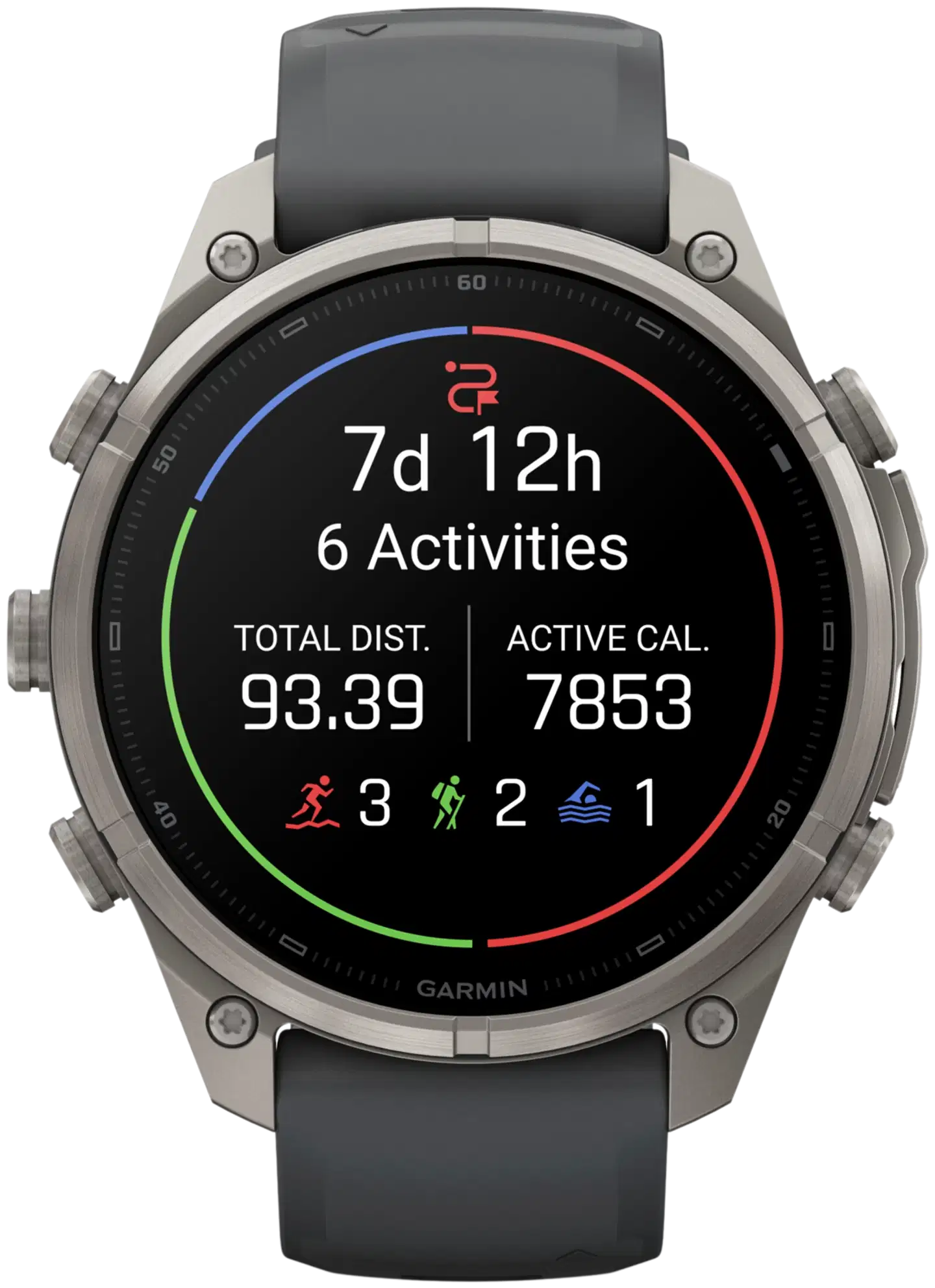 Garmin Fenix 9 Pro 47 mm titaani- ja grafiitinharmaa urheilukello - 4
