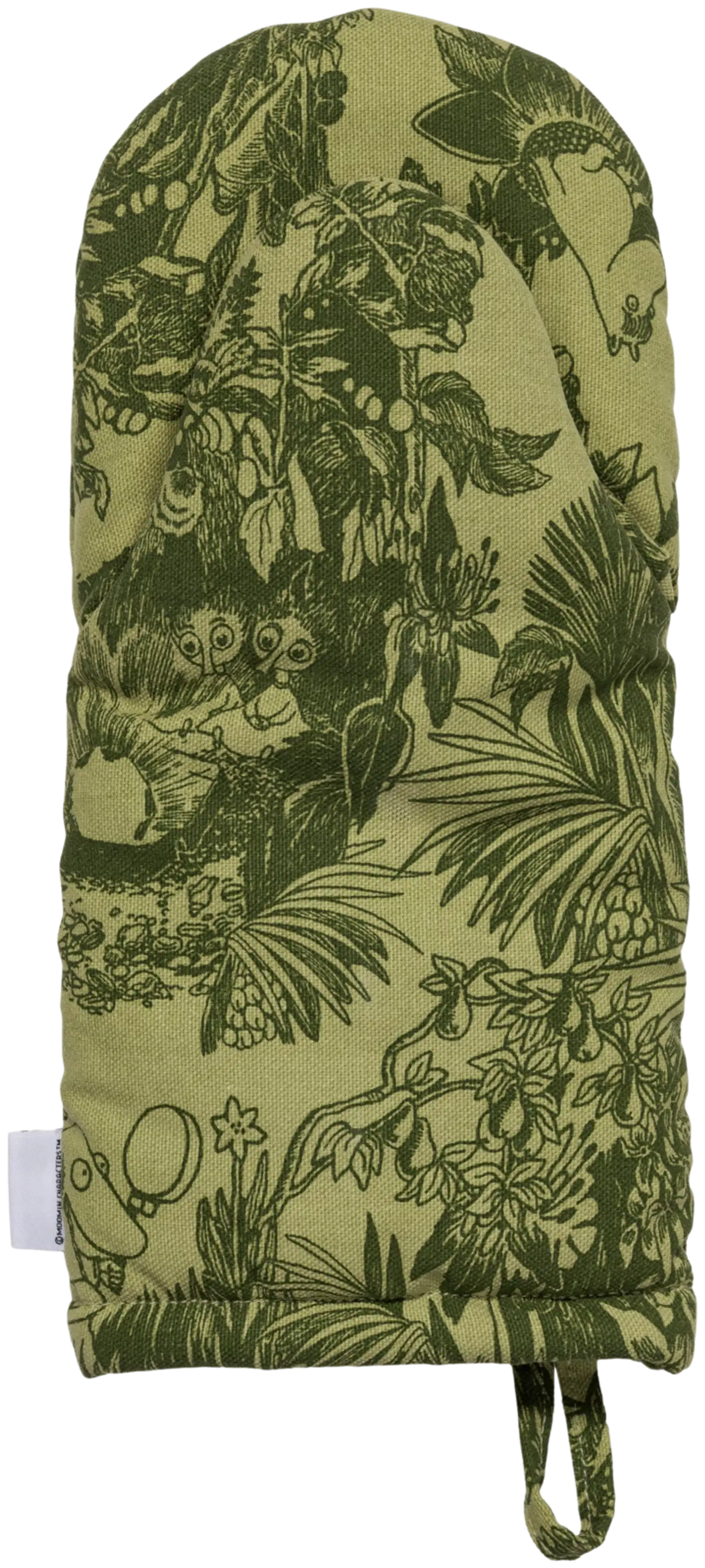 Moomin Arabia Muumi uunikinnas 15x34cm Lumottu metsä vihreä - 2