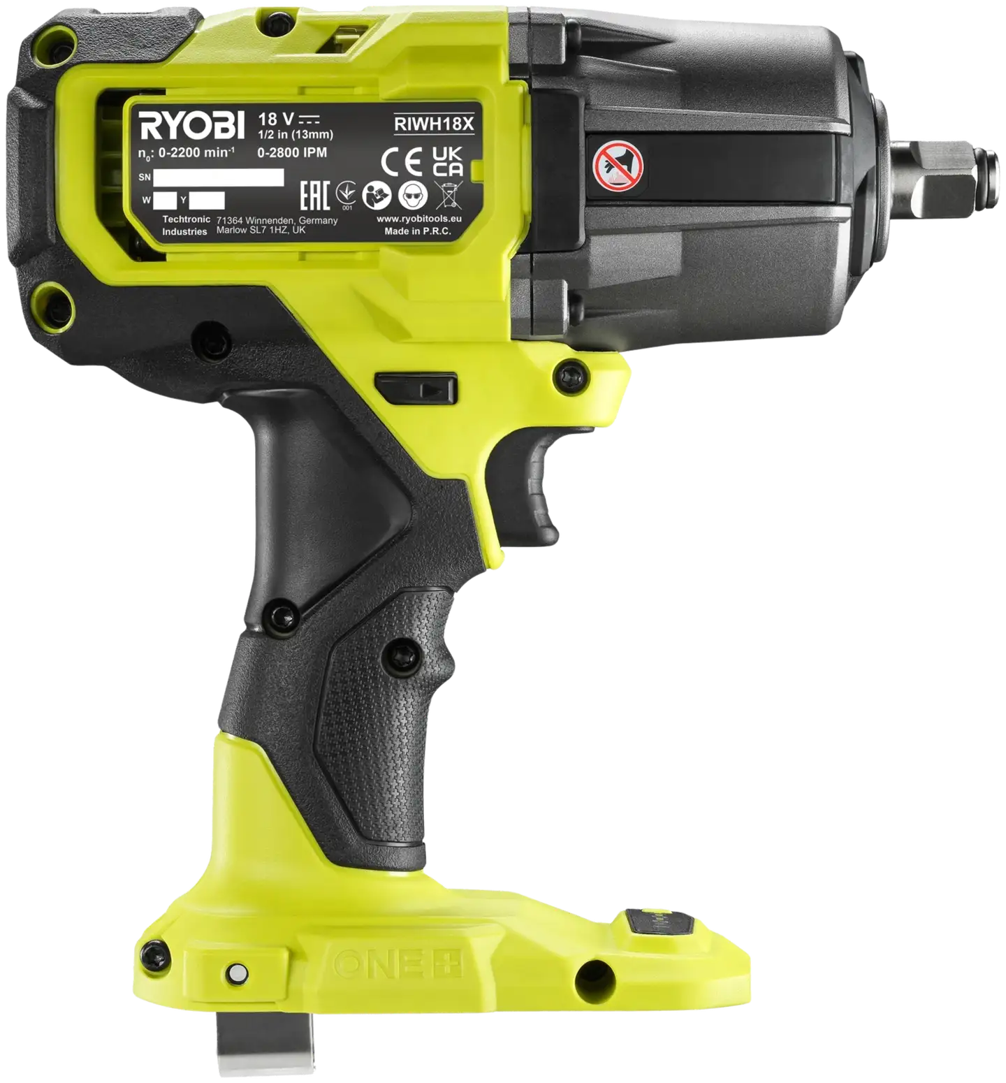 Ryobi iskevä mutterinväännin RIWH18X-0 - 5