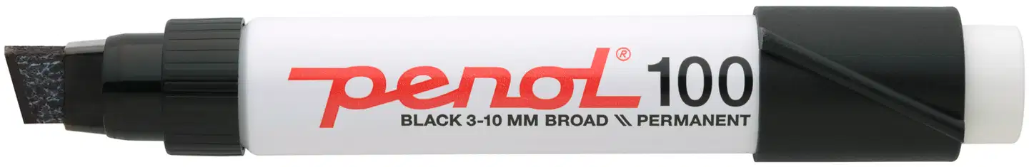 Penol permanenttitussi 100 3-10 mm musta - 1