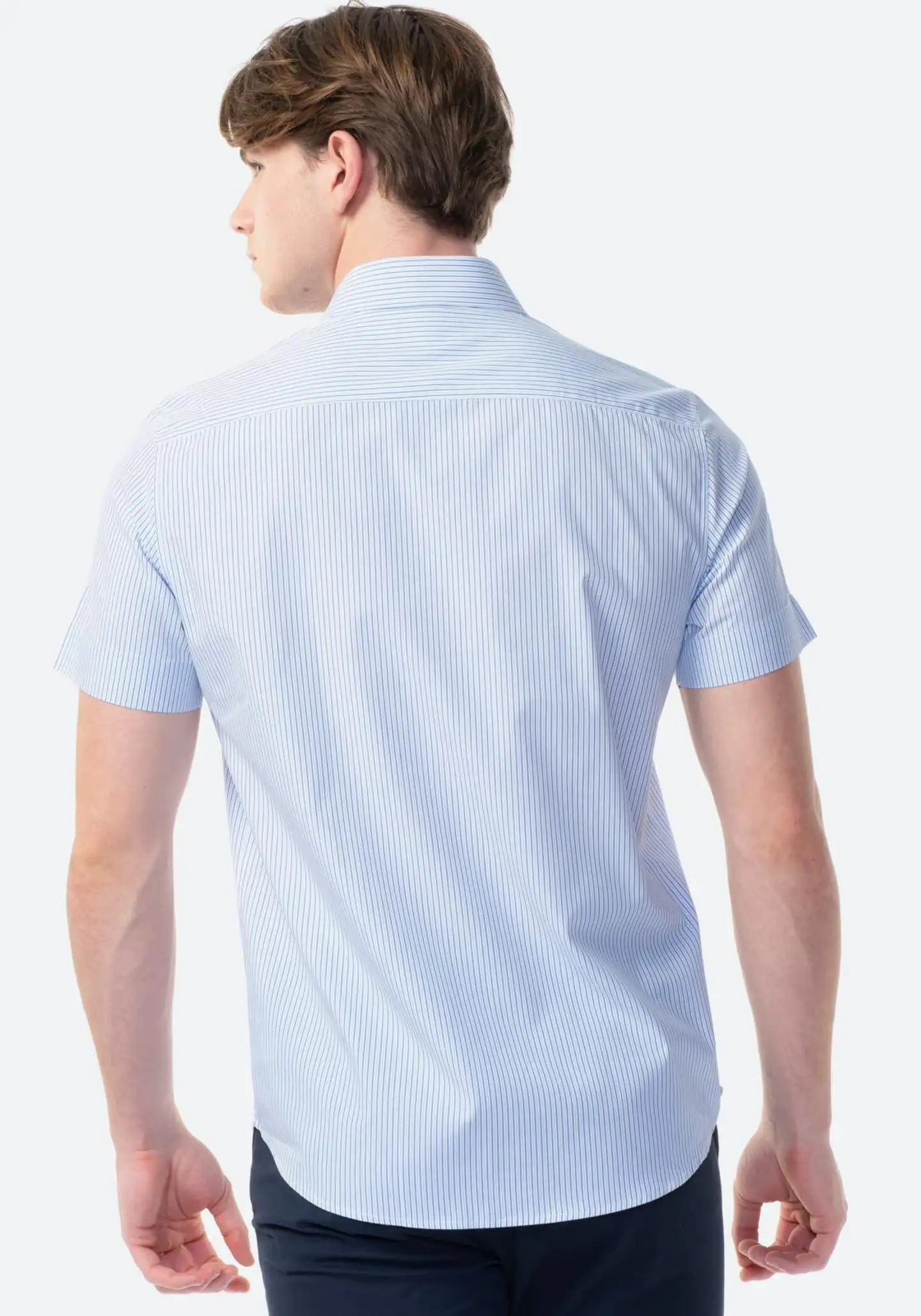 TEX miesten lyhythihainen kauluspaita I274798 - Sky - 2