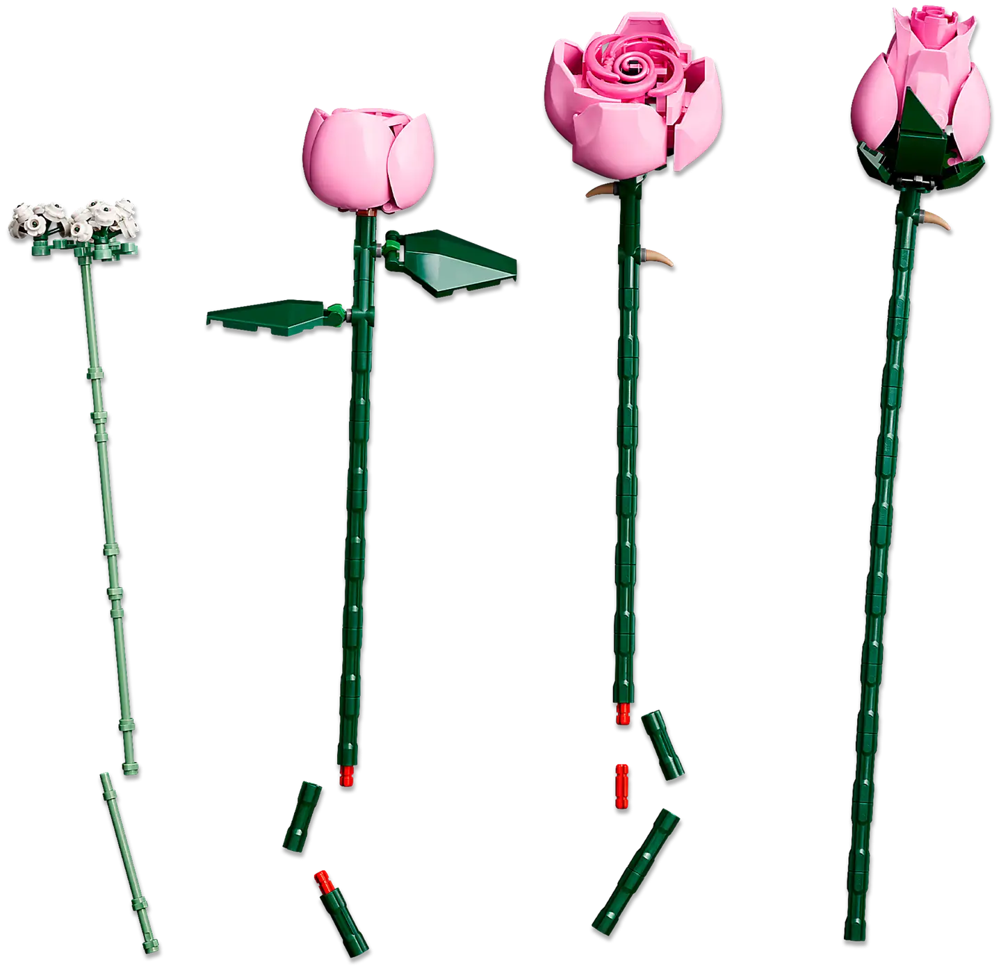 LEGO® Botanicals 10374 Vaaleanpunainen ruusukimppu - 7