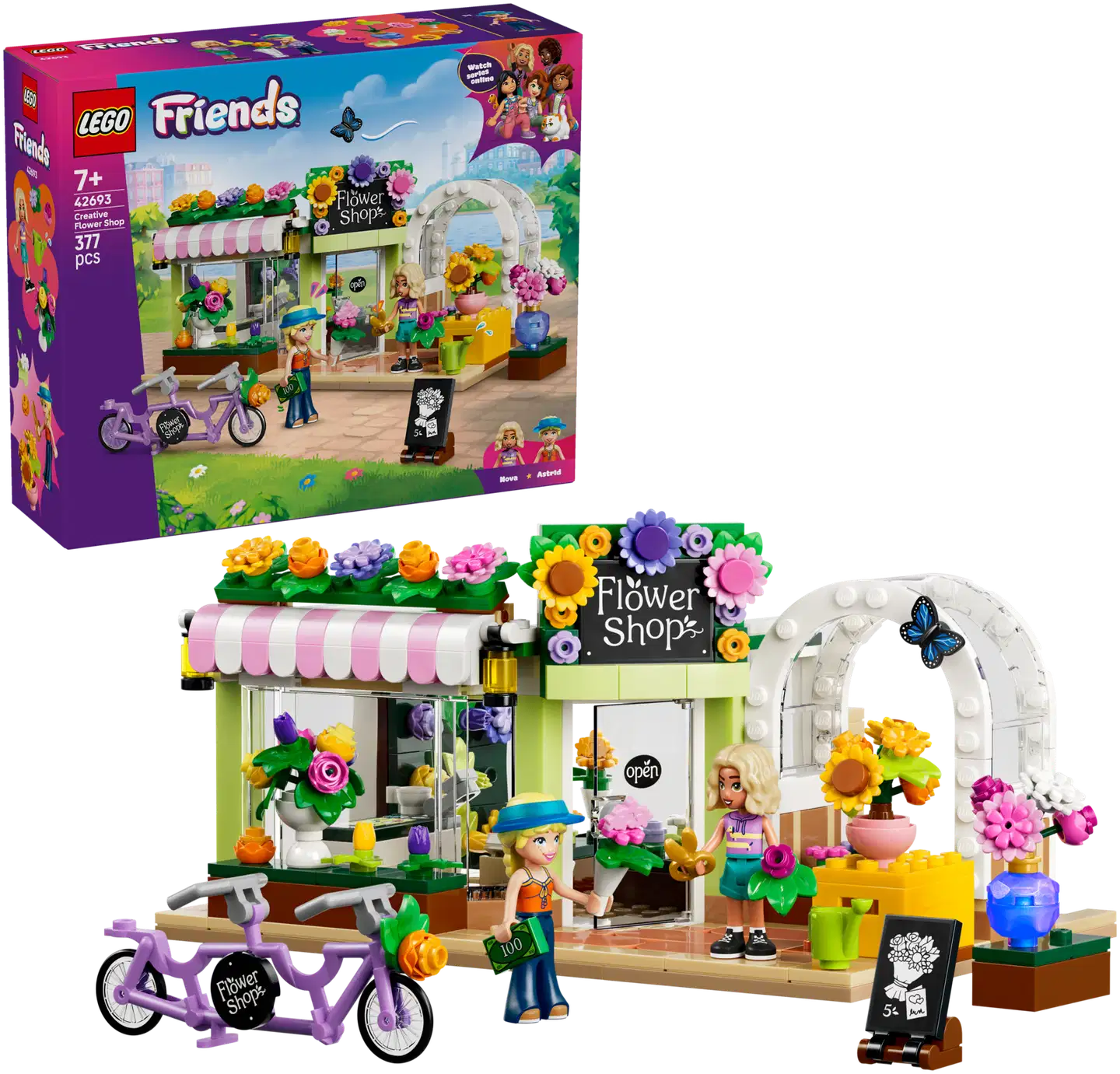 LEGO® Friends 42693 Luovuuden kukkakauppa - 1
