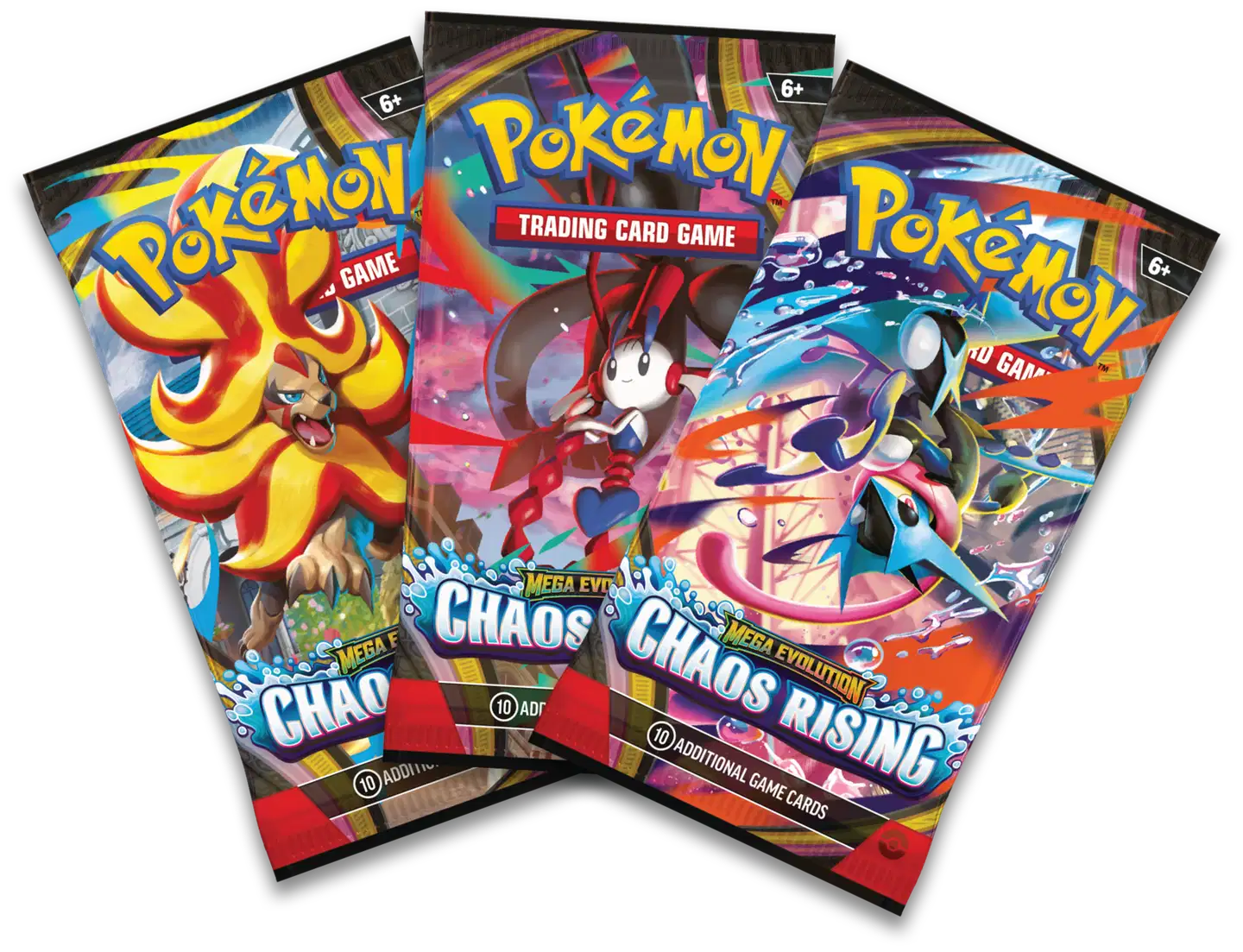 Pokémon TCG keräilykortit ME04 3-Pack Blister - 2