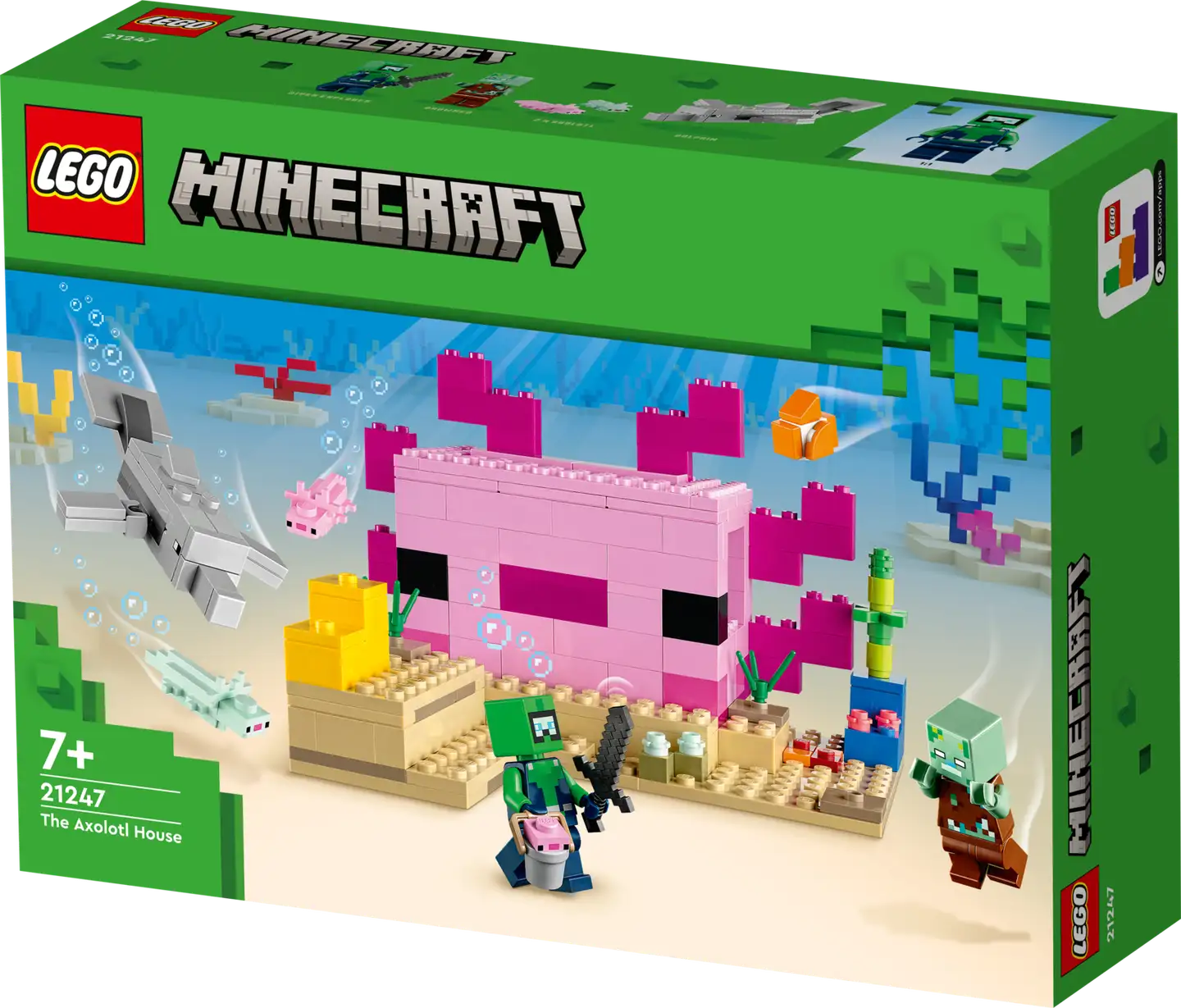 LEGO Minecraft 21247 Aksolotlin talo - 2