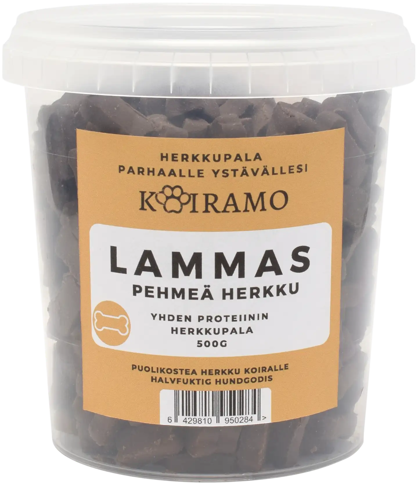 Koiramo Pehmeä herkku LAMMAS, puolikostea koiranherkku 500g - 1