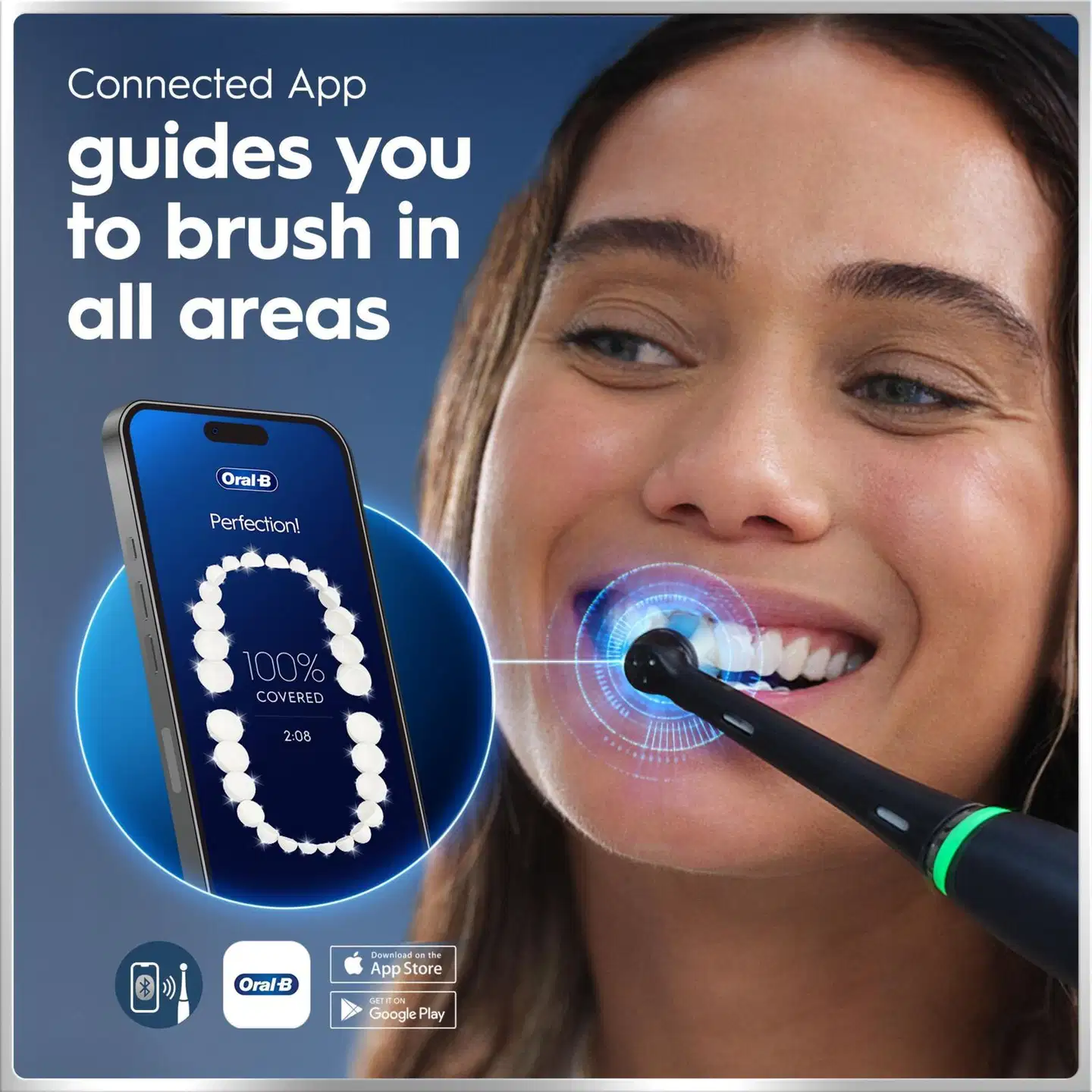 Oral-B iO 6 -sähköhammasharja, Giftset, Musta, 4 vaihtoharjaa, Matkakotelo - 8