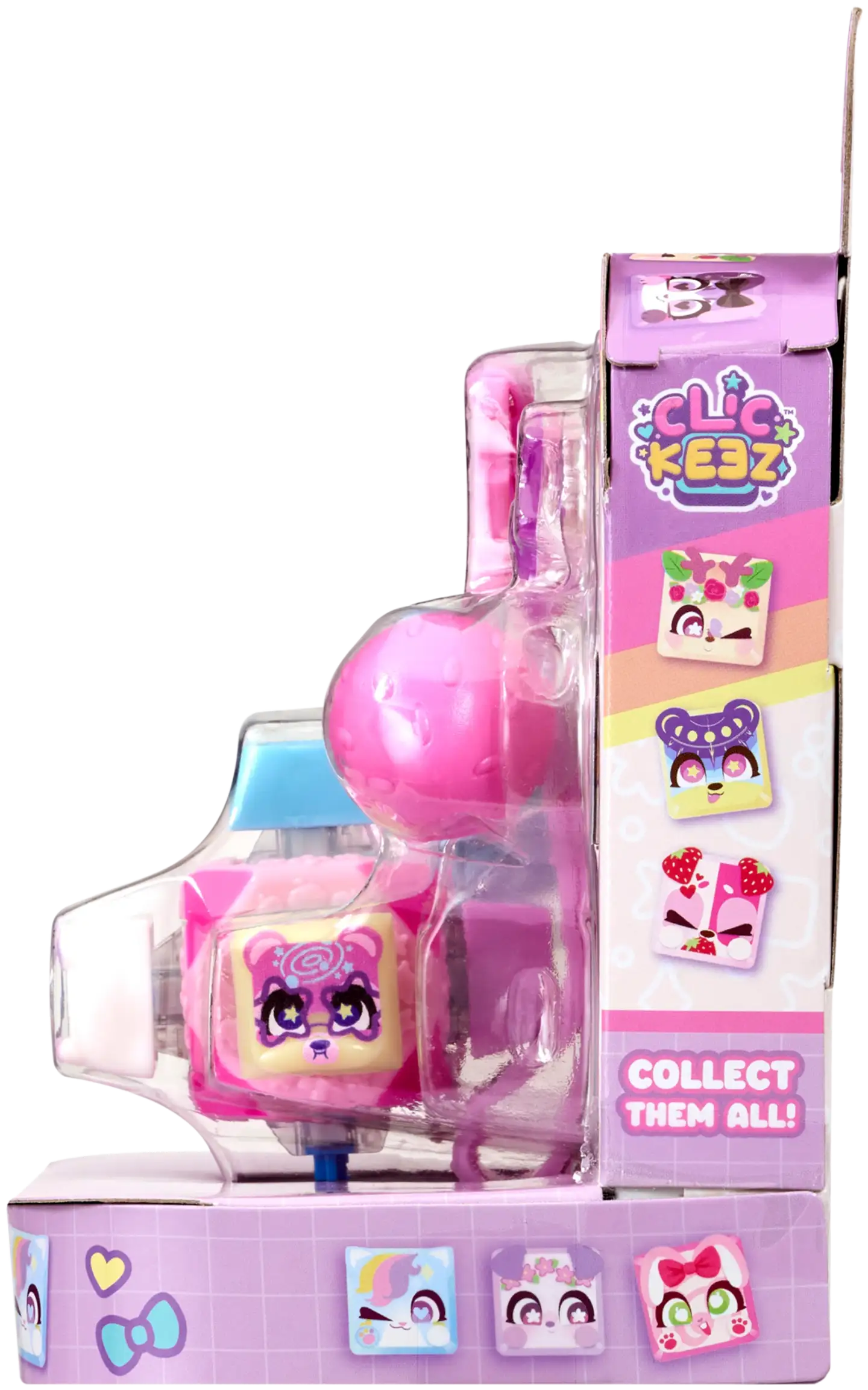 Clickeez Cube Firdget-Avaimenperä - 6