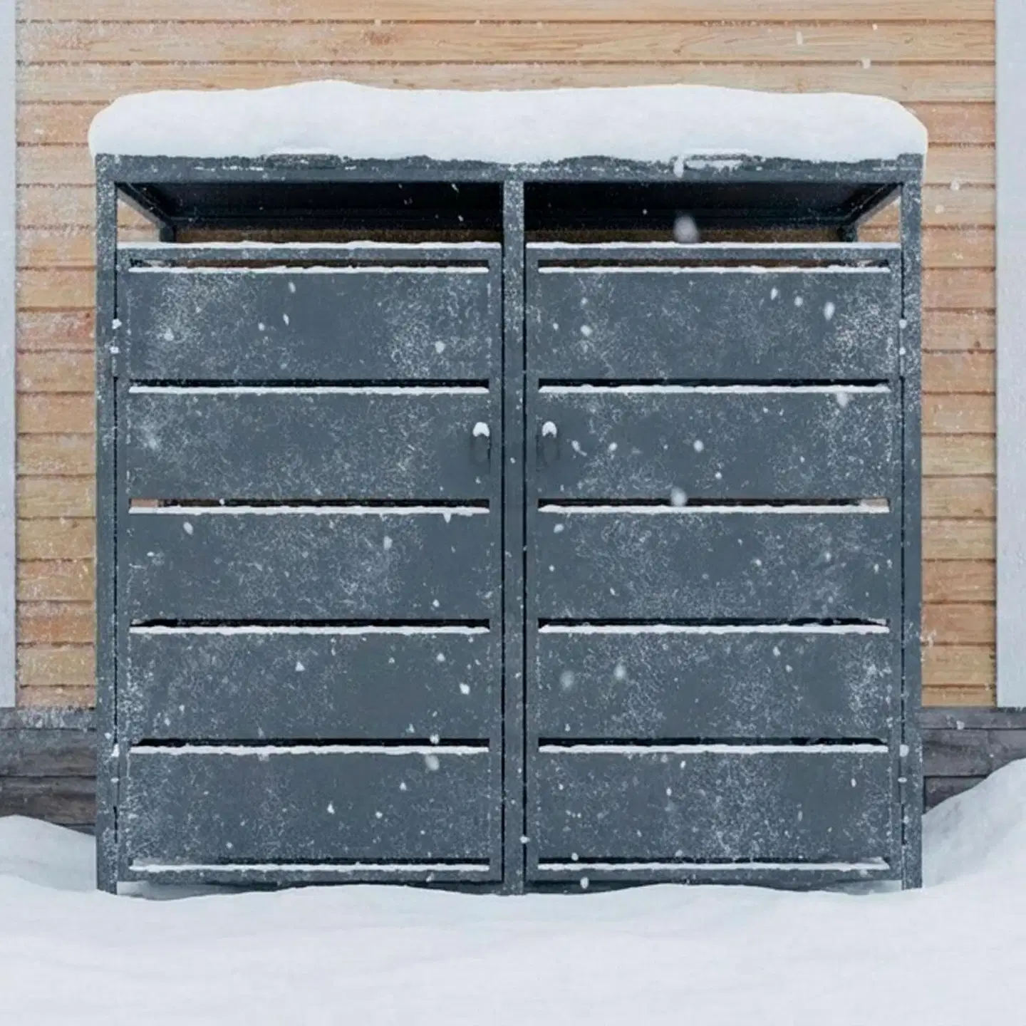 Fornorth roskakatos premium 139x82x121cm - 6
