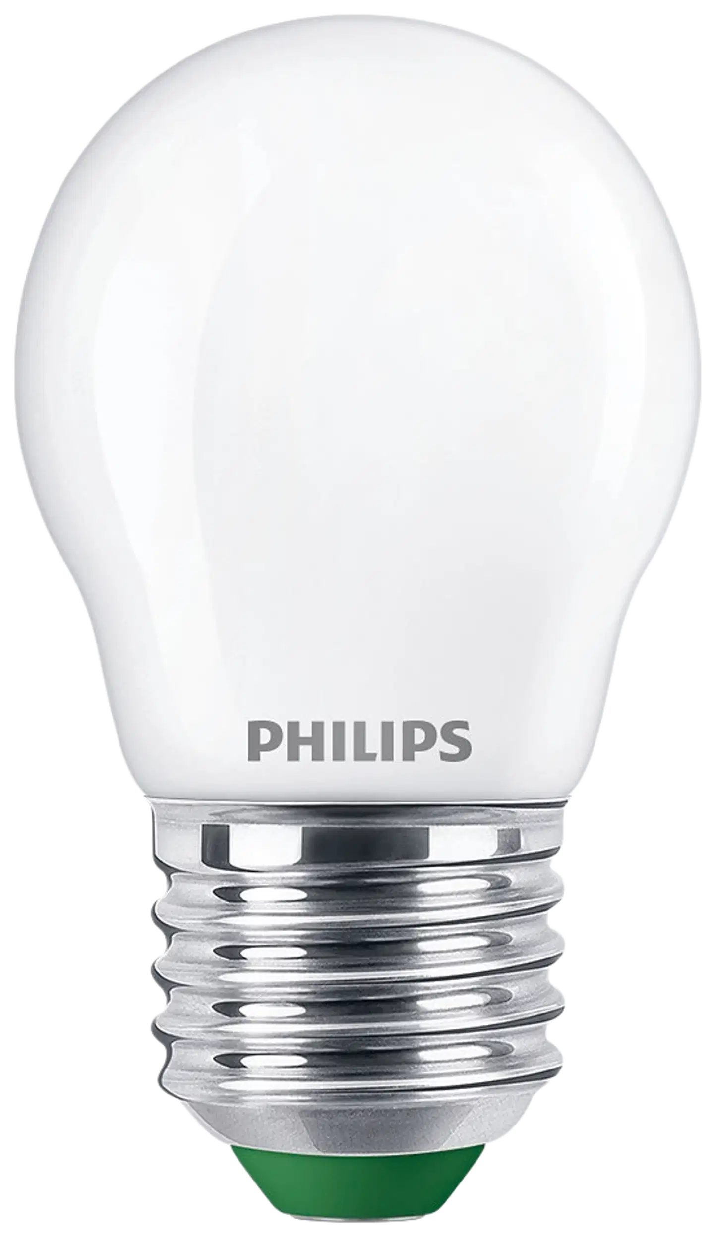 Philips Ultra Efficient LED-lamppu 2.3W P45 E27 2700K 485LM huurrettu - 1