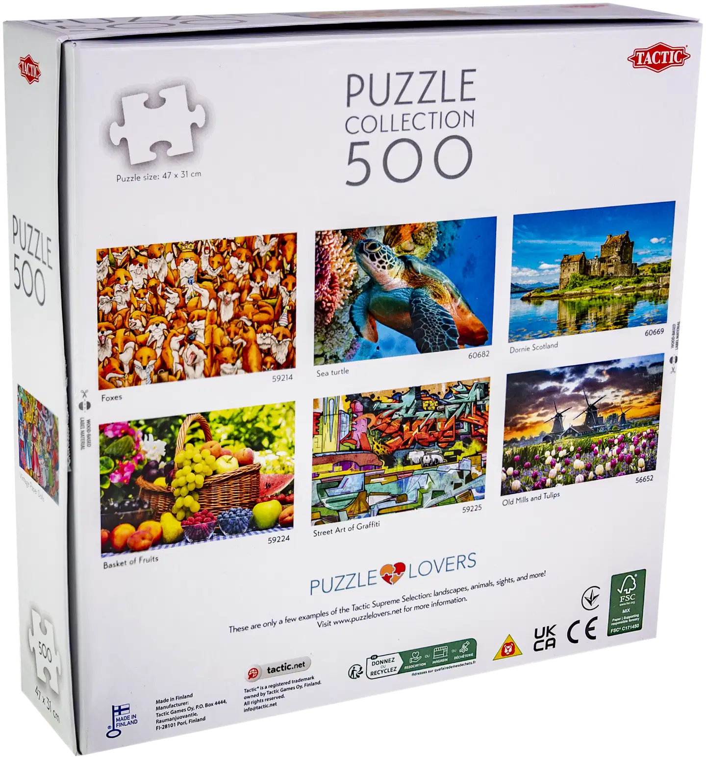 Tactic Palapeli Puzzle Lovers Vintage Paper Dolls 500 palaa - 5