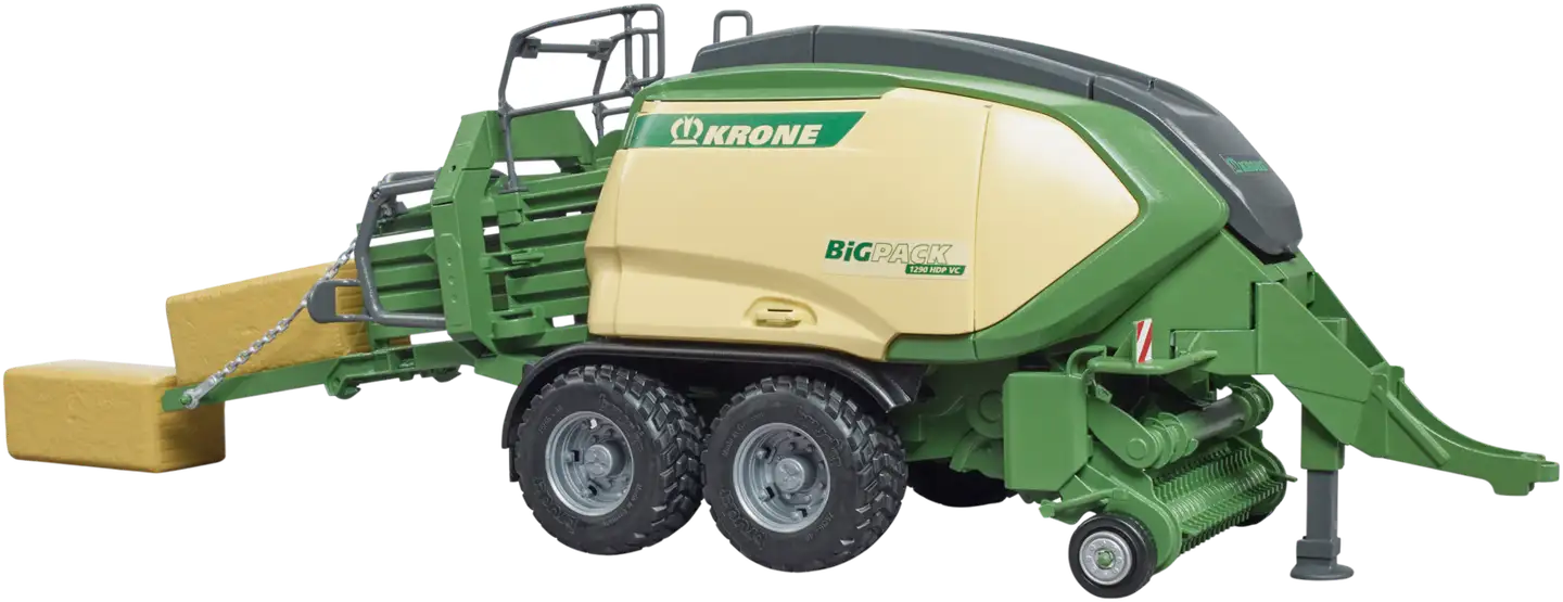 Bruder Krone Big Pack 1290 HDP VC paalain ja 2 paalia - 1