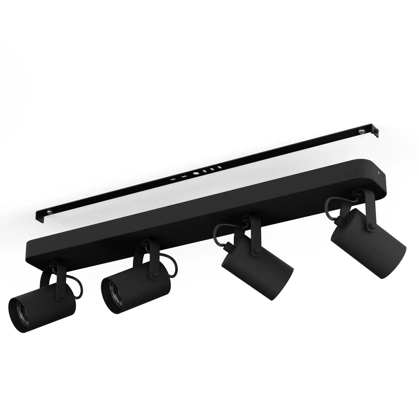 EGLO Spottivalaisin 4-os  Sorego led 4x3W 58x10x12cm musta - 2