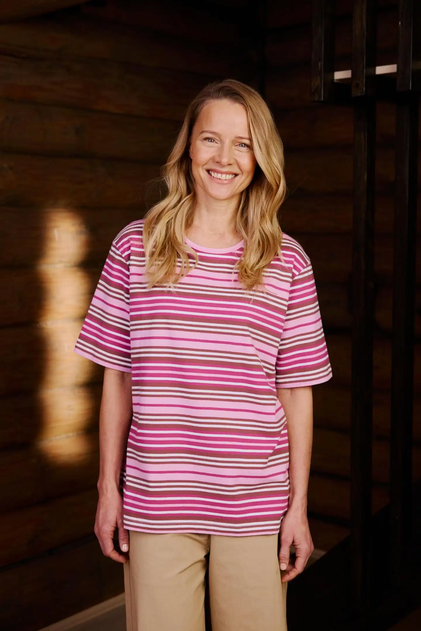 Reino&Aino naisten T-paita Aino - Striped - 2