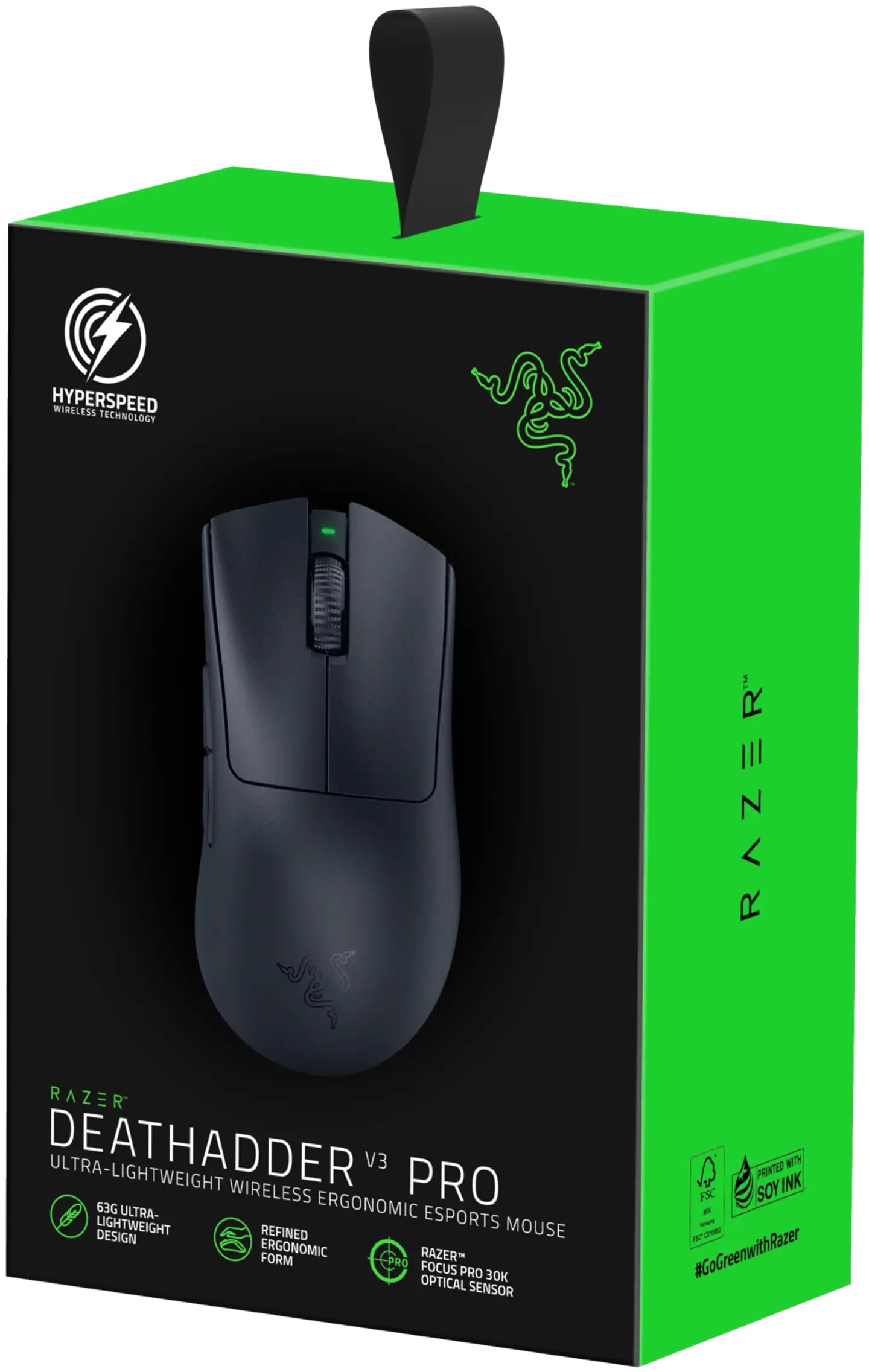 Razer Deathadder V3 pro musta langaton pelihiiri - 6