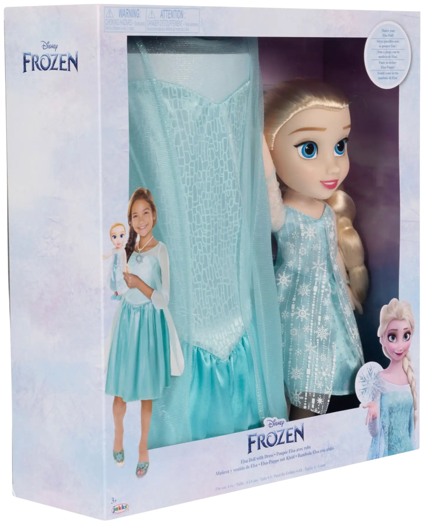 Disney Princess nukke ja mekko Frozen Elsa - 6