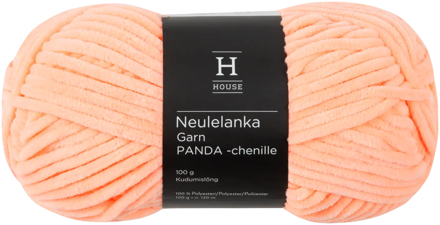 House lanka Panda chenille 100g melon orange
