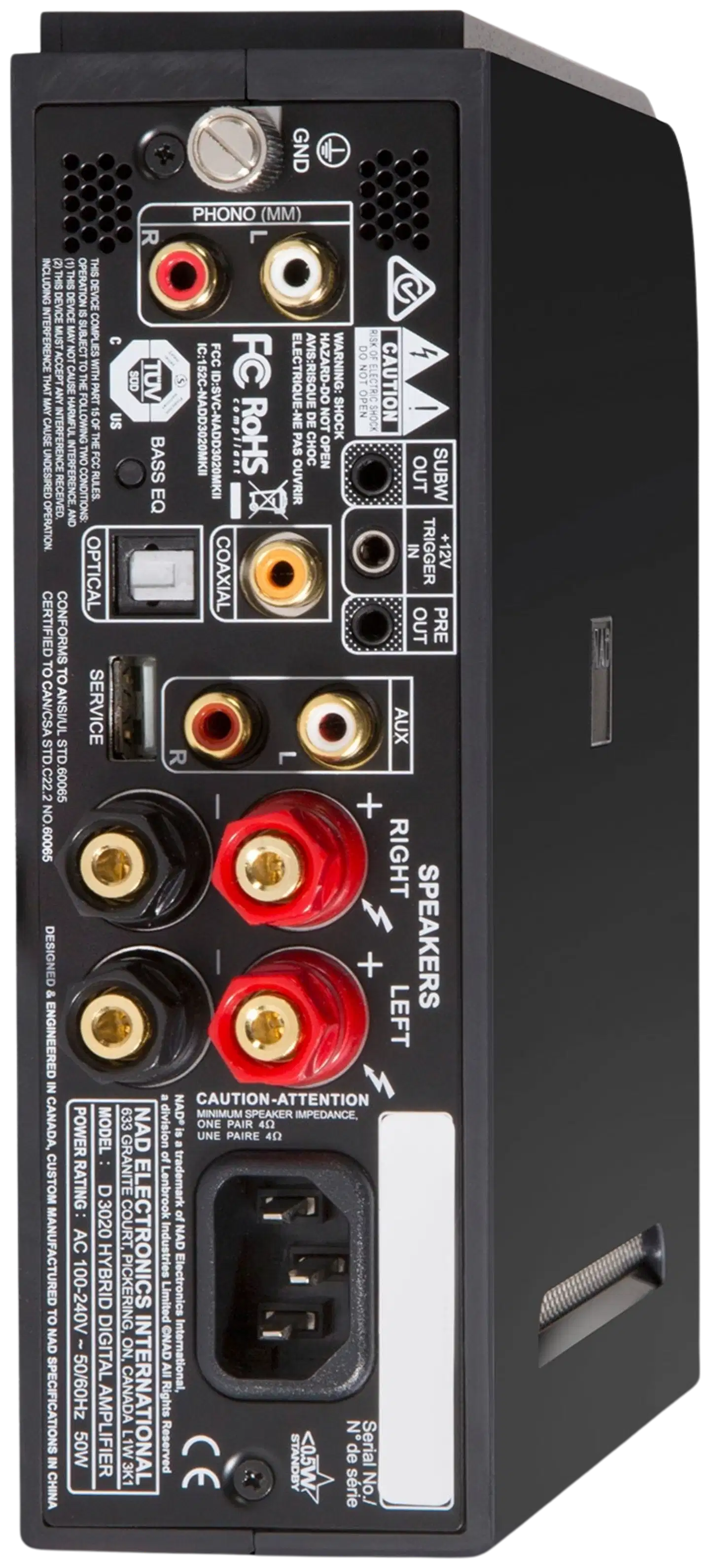 NAD stereovahvistin D3020 V2 Hybrid Digital DAC - 2