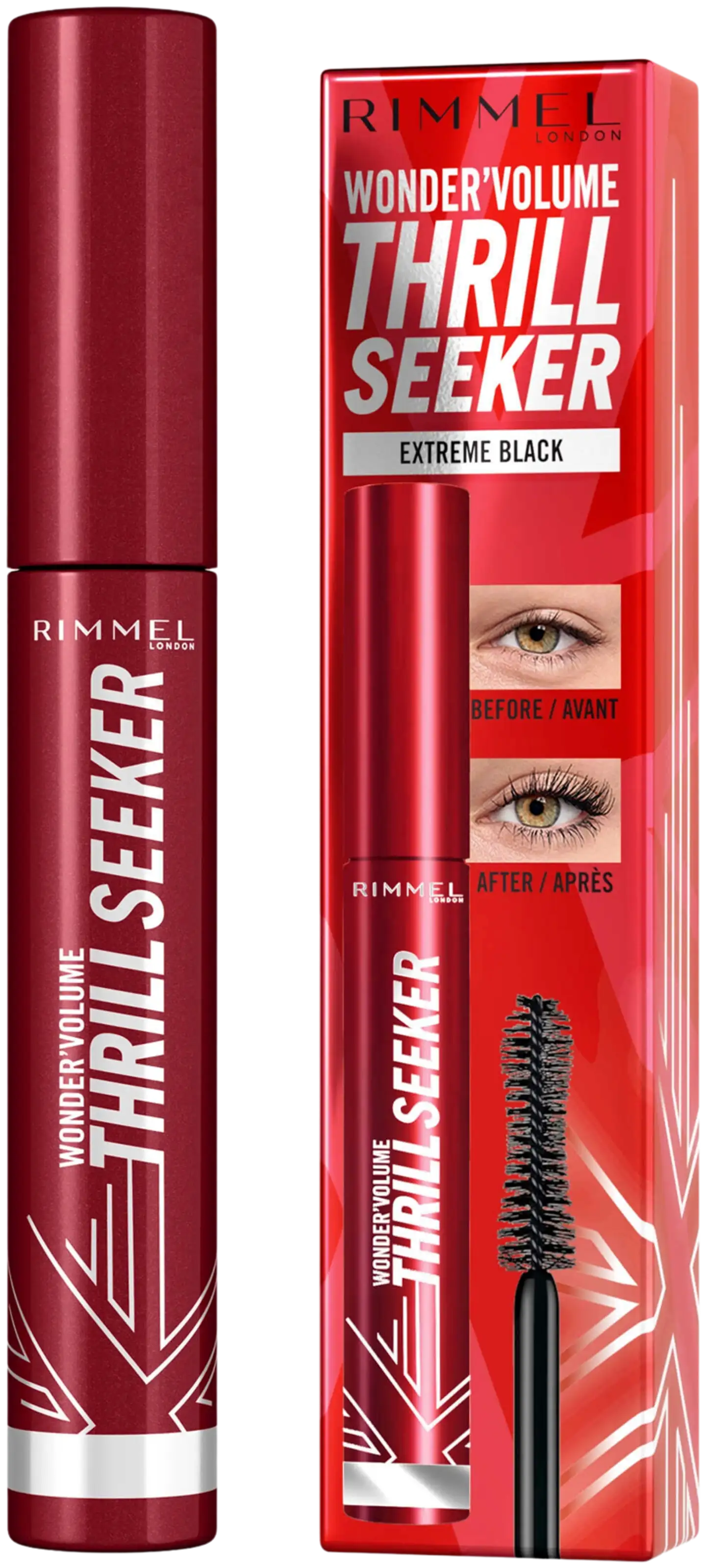 Rimmel Wonder'Volume Thrill Seeker Mascara 8 ml 01 Black ripsiväri - 2