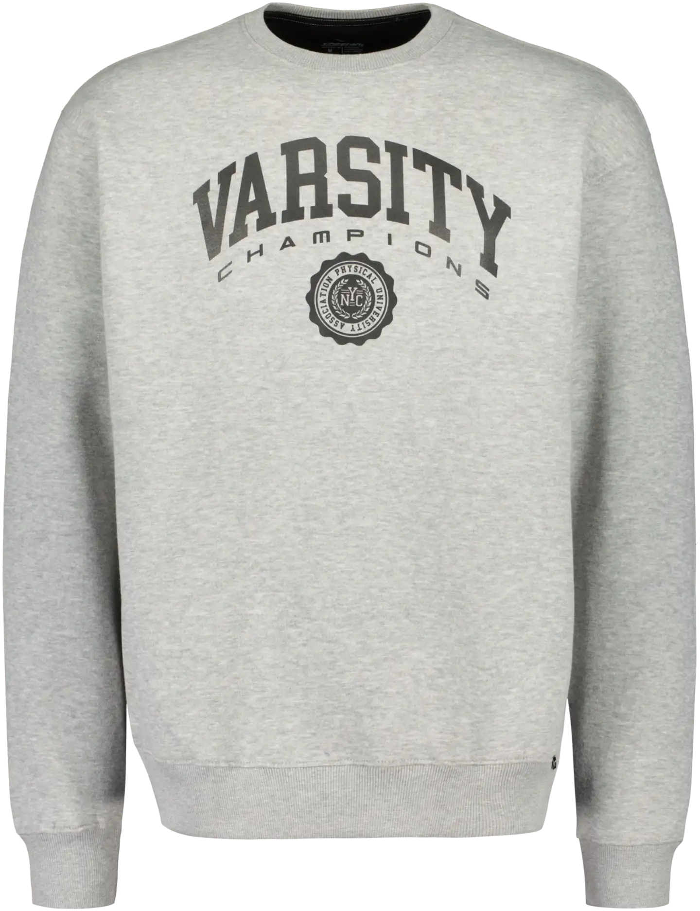 Cheetah miesten collegepusero Varsity CMT4344 - Grey Heather - 1