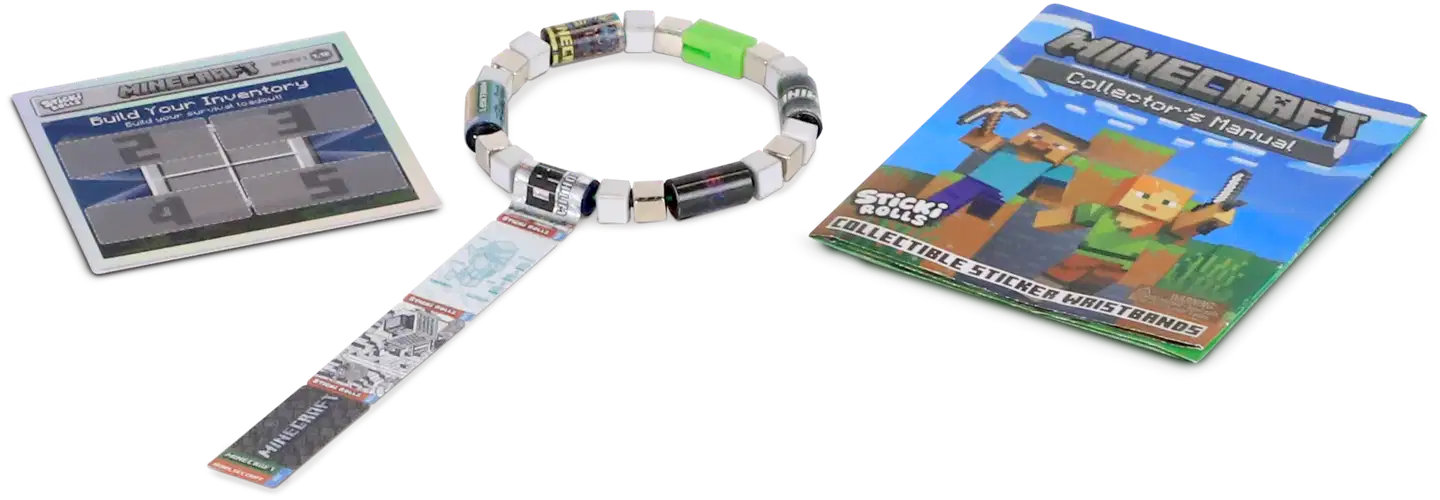 Sticki Rolls Minecraft Tarrarannekoru Yllätyspakkaus 50 tarraa - 13