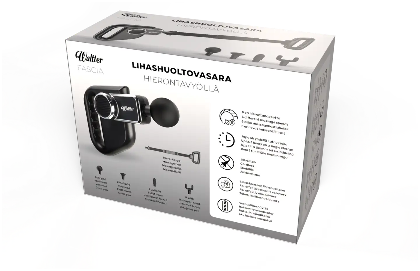 Waltter fascia lihashuoltovasara hierontavyöllä - 2