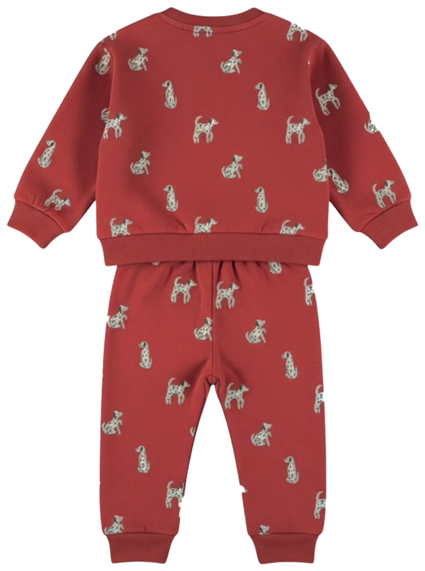Dirkje lasten dalmatiankoira collegehousut + collegepusero M60460 - Rosewood - 2