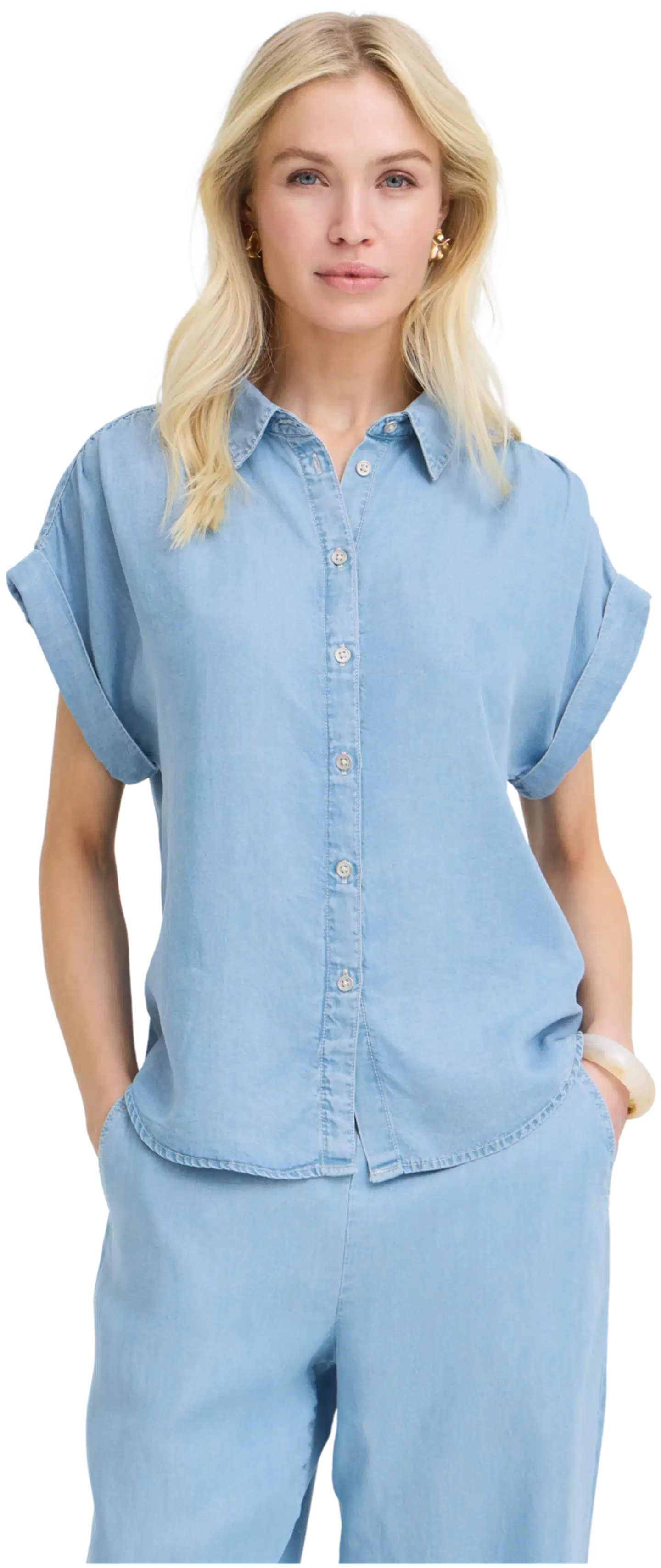 B.young naisten pusero Bykosmo - LIGTH BLUE DENIM - 3