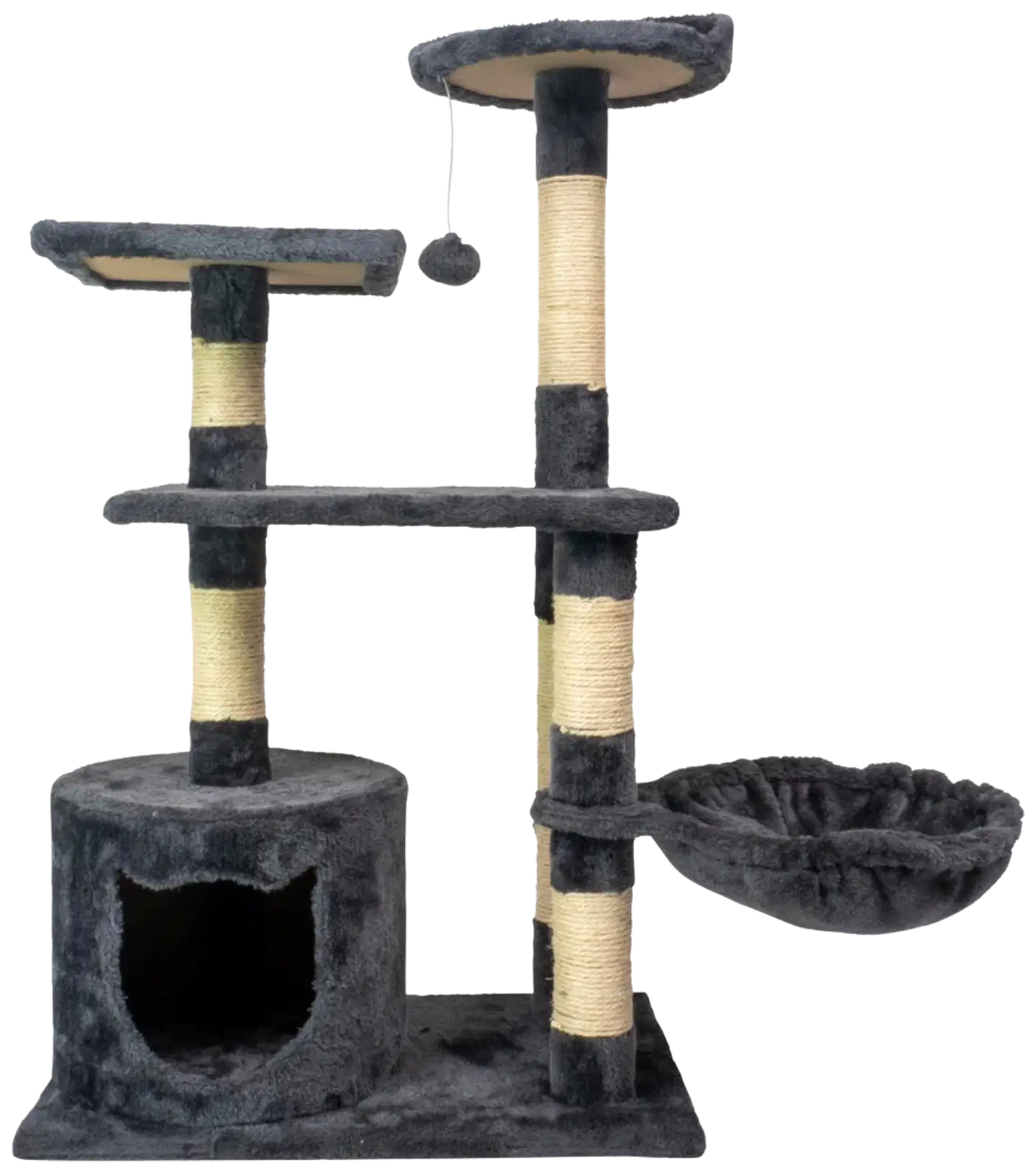 Trekker kissan kiipeilypuu Comfy 103 cm harmaa - 1