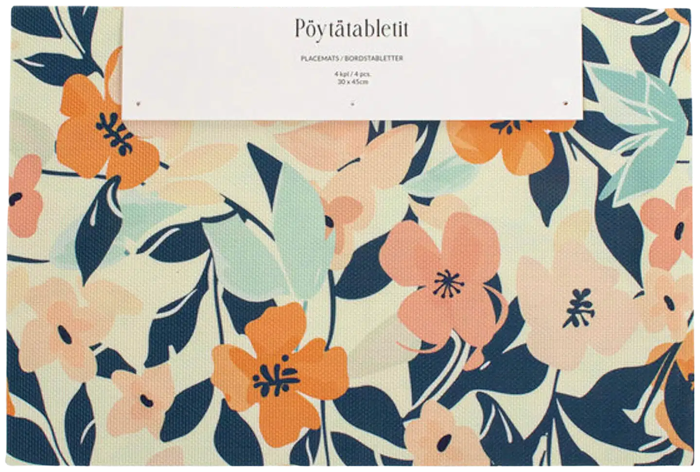 AmandaB pöytätabletti 4kpl kukat
