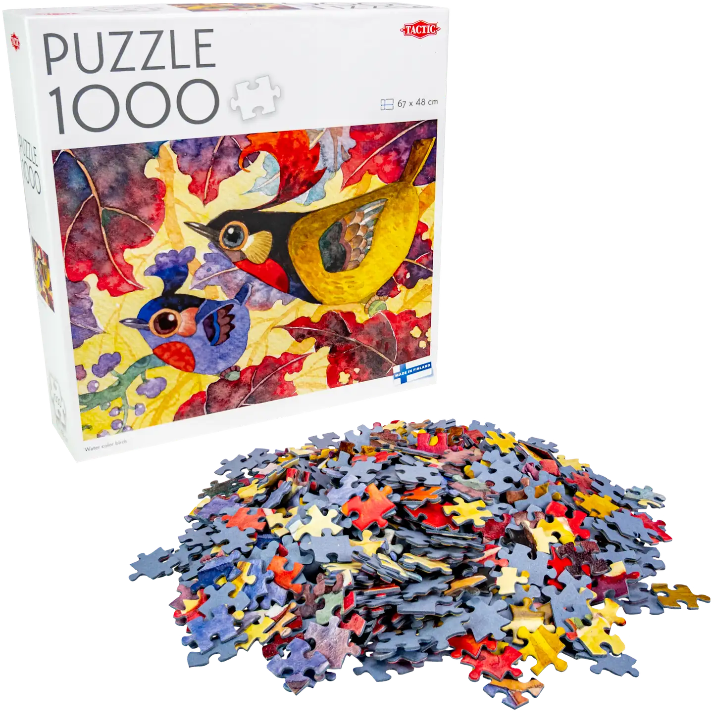 Tactic palapeli Water color birds 1000 palaa - 2
