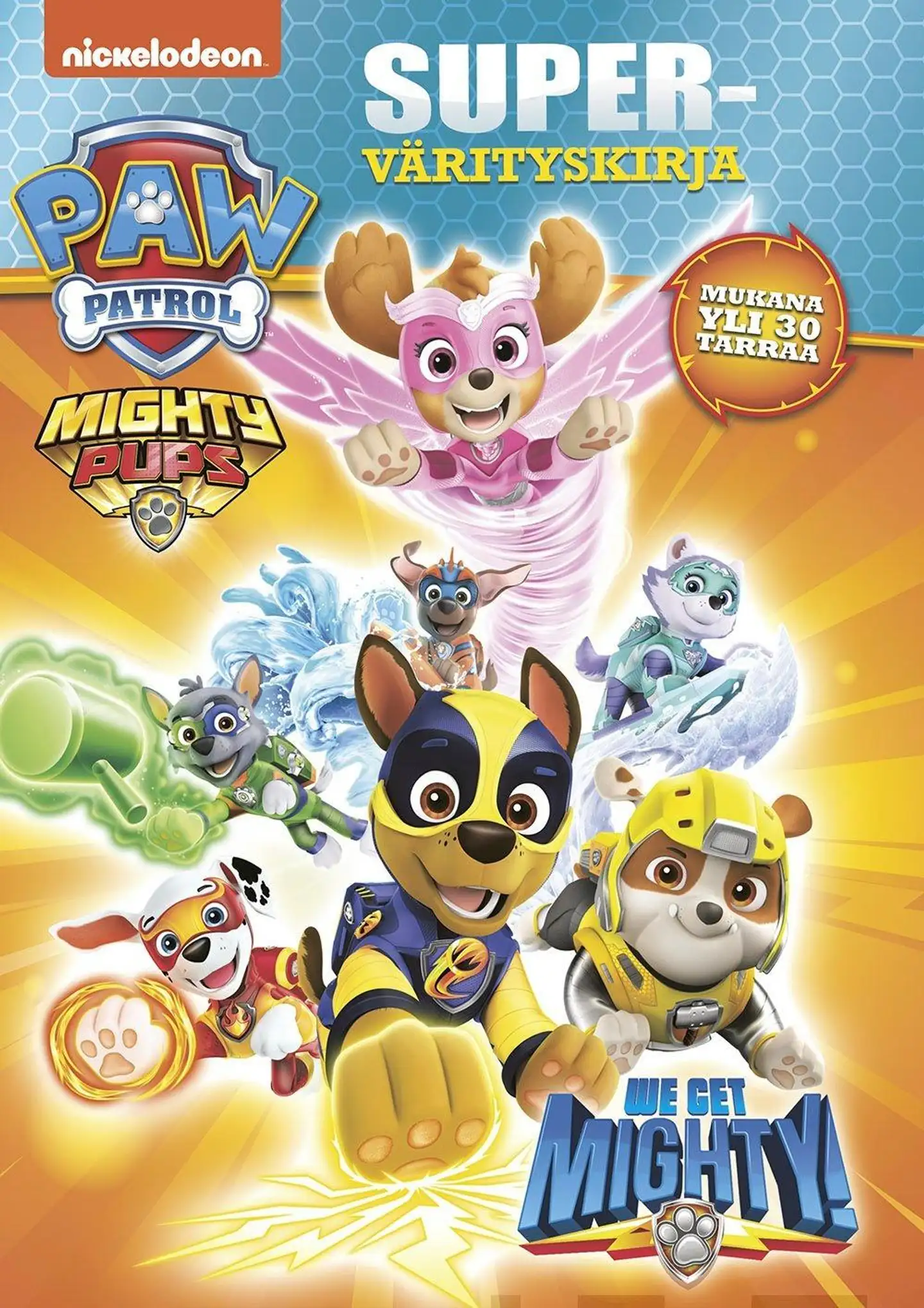 Ryhmä Hau - Paw Patrol Mighty Pups Supervärityskirja