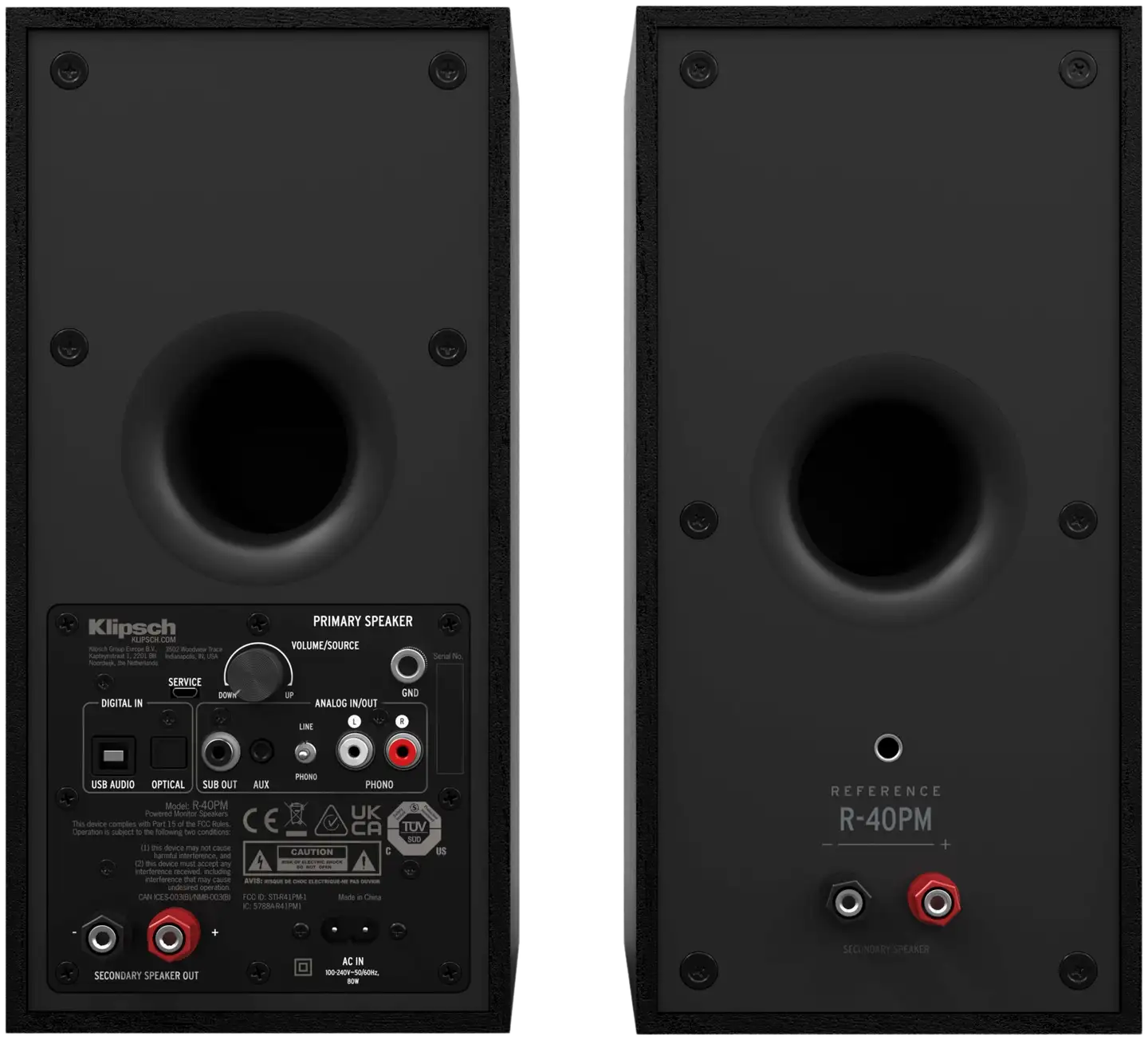 Klipsch R-40PM aktiivikaiutinpari - 4