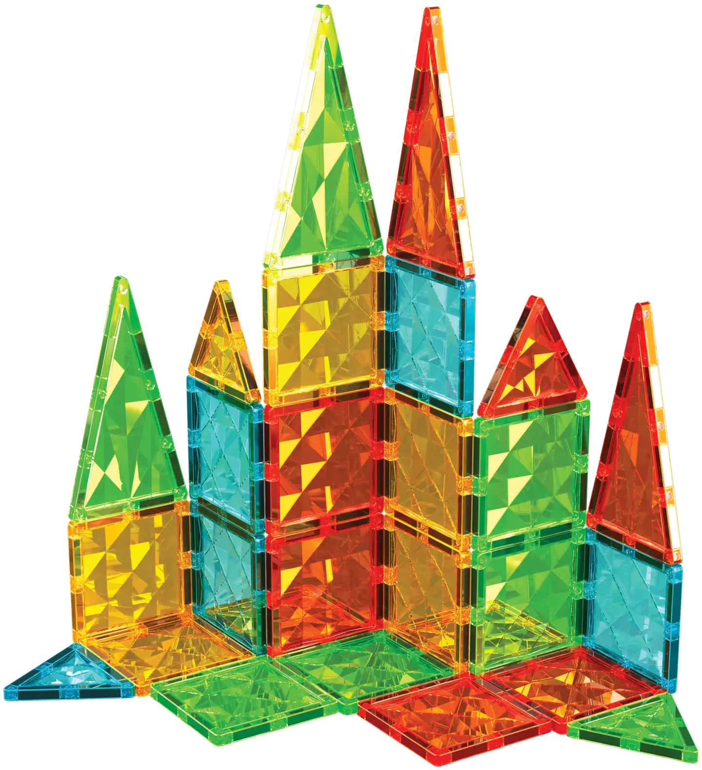 Geomag Tiles Gems Rakennussetti 60 Osaa - 2