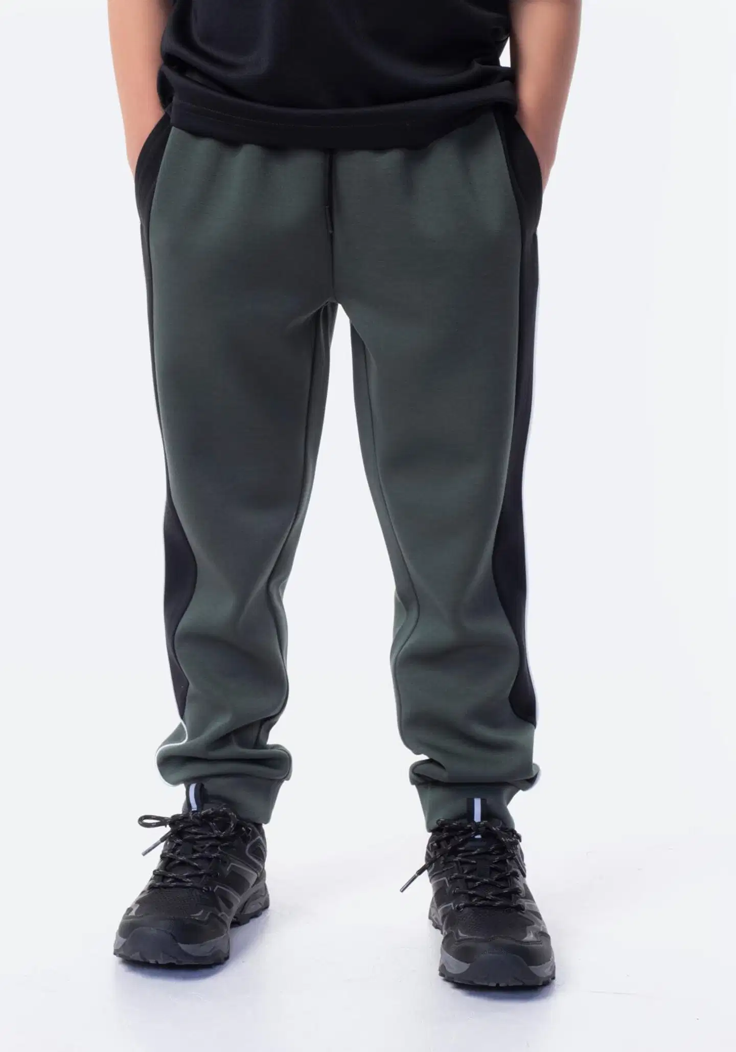 TEX lasten collegehousut I287791 - KHAKI DARK - 3
