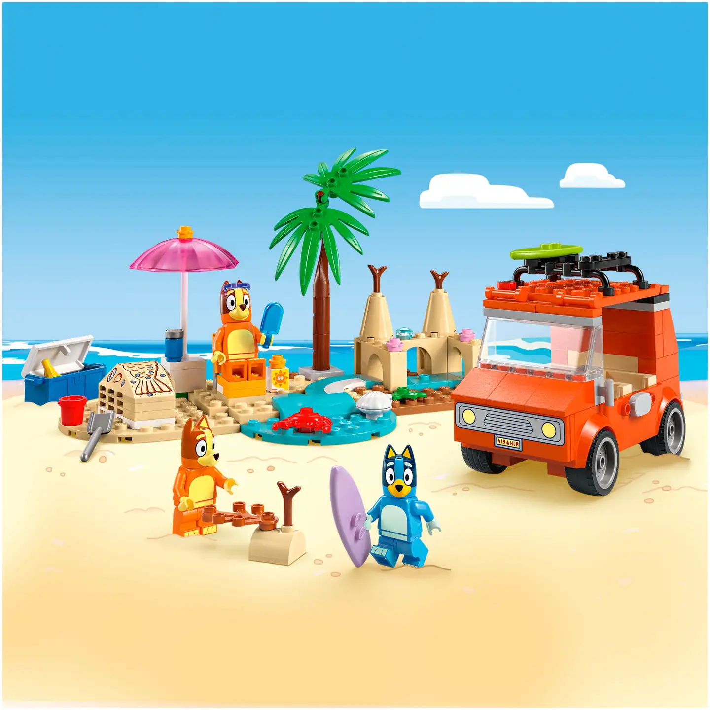 LEGO Bluey 11202 Blueyn perheen autoretki rannalle - 5