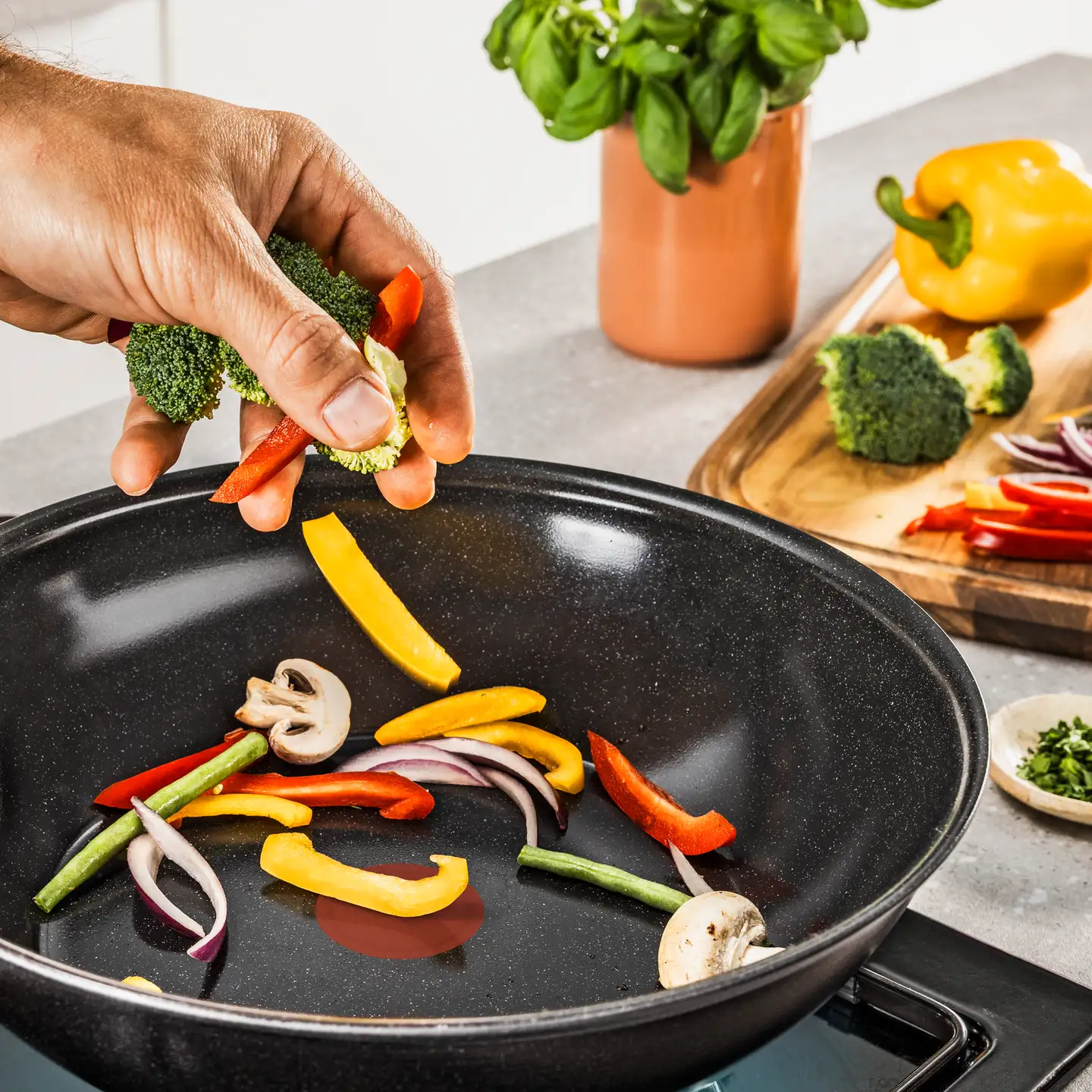 Tefal Excellence Ceramic wokkipannu 28cm G2071902 - 6