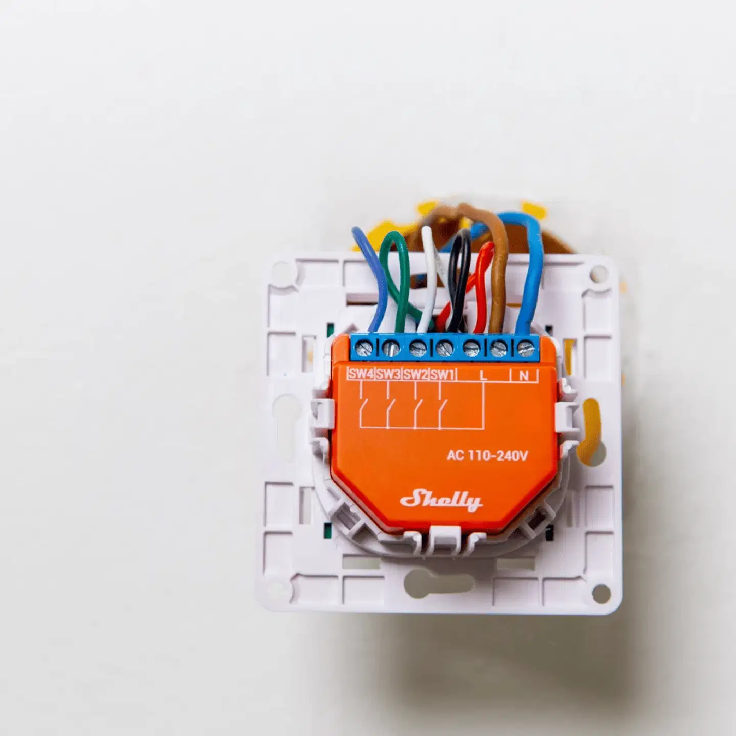 Shelly Seinäkytkin 4 - valkoinen - 3